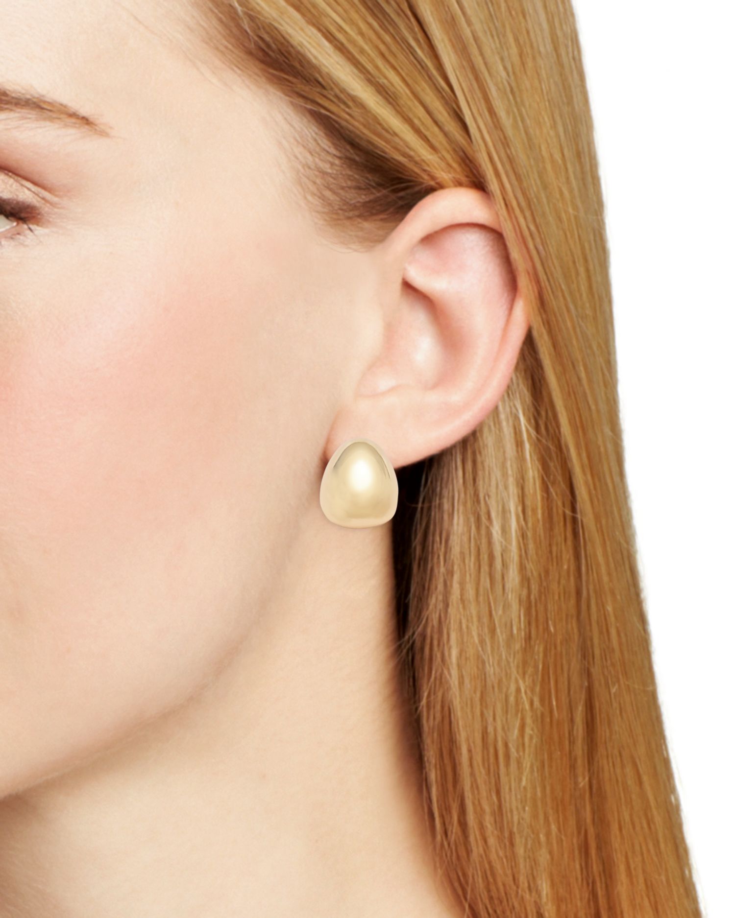 Modern Chunky Oversized Stud Earrings - Exclusive