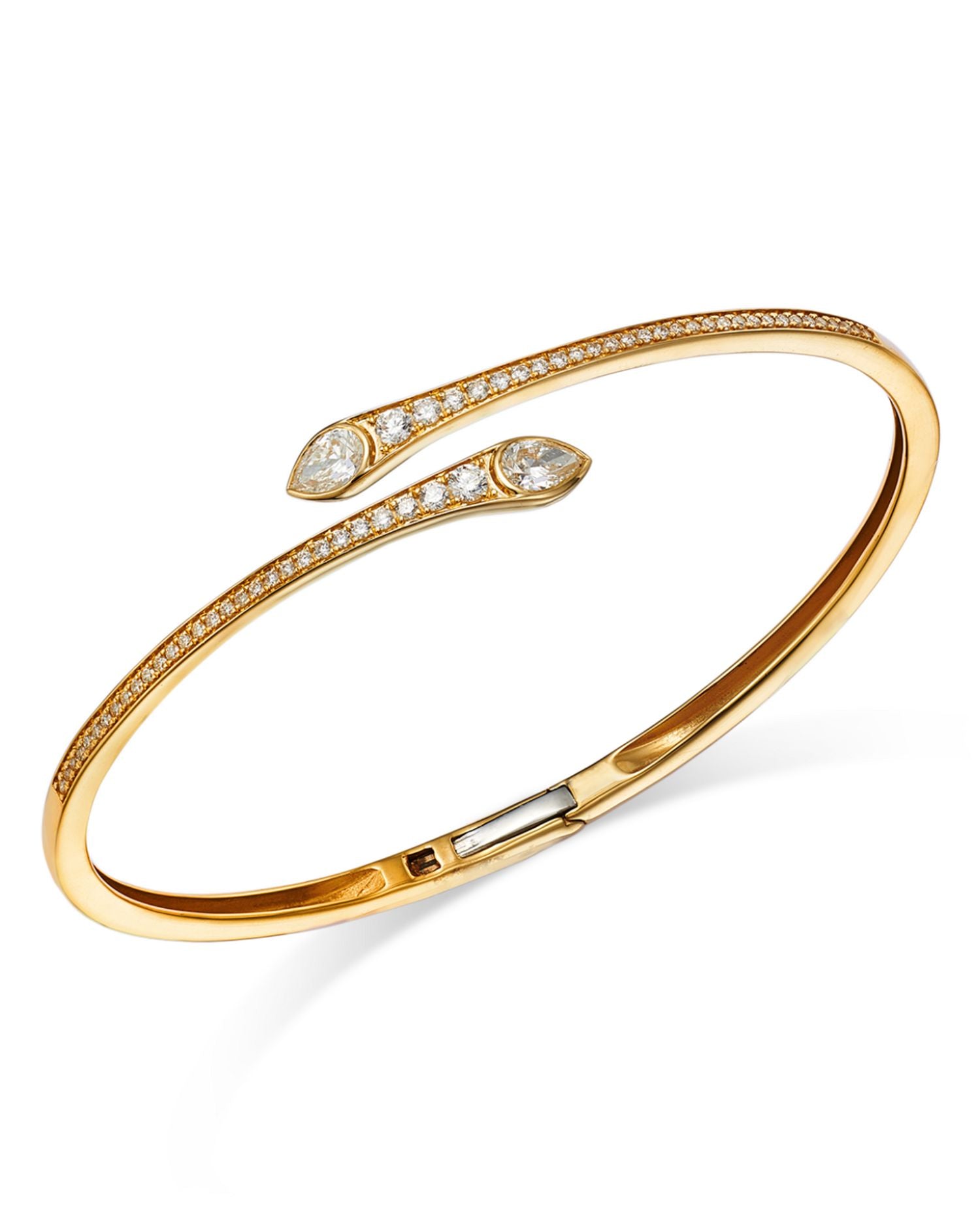 Diamond Bangle in 14K Yellow Gold, 1.14 ct. t.w.