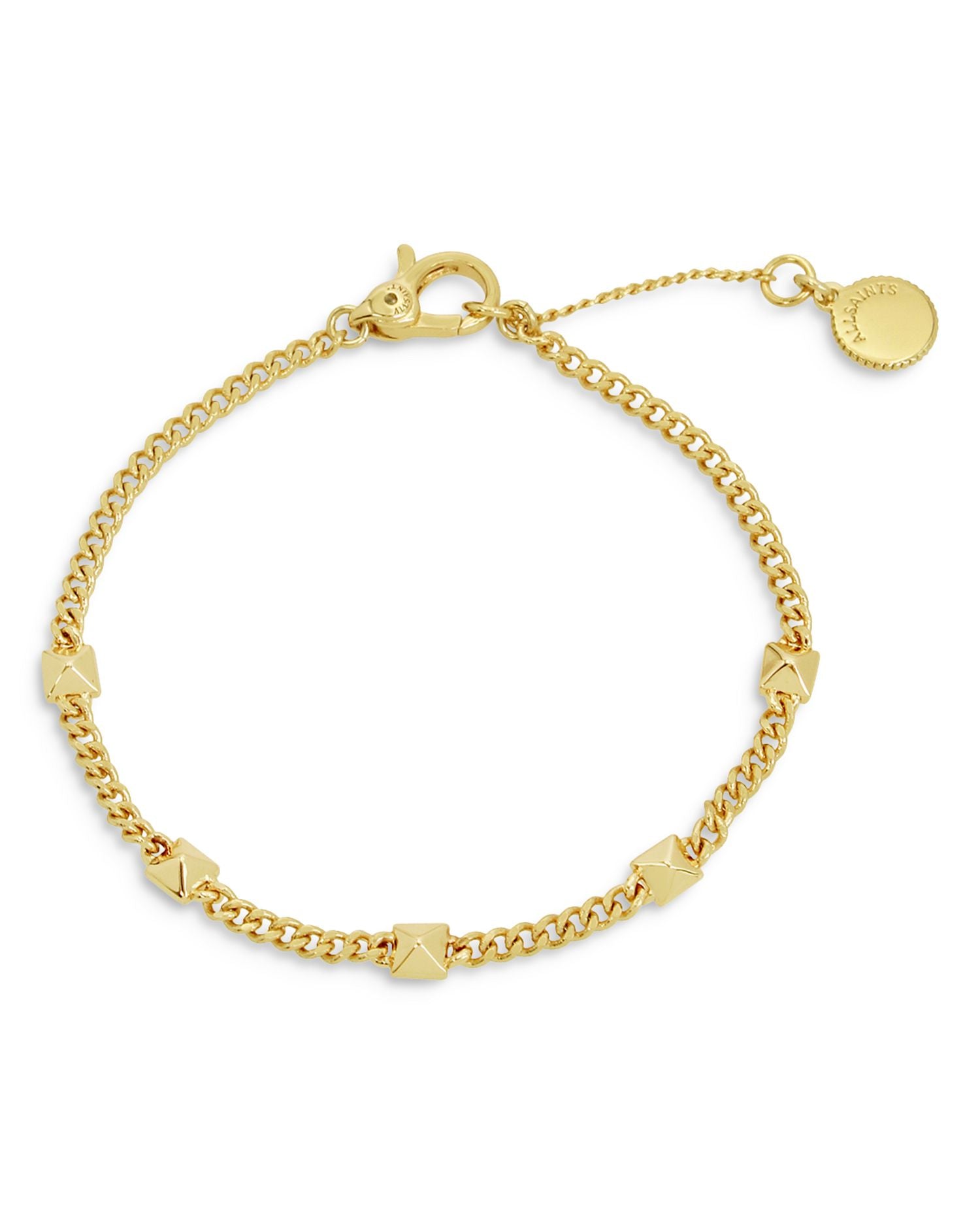 Pyramid Stud Link Bracelet