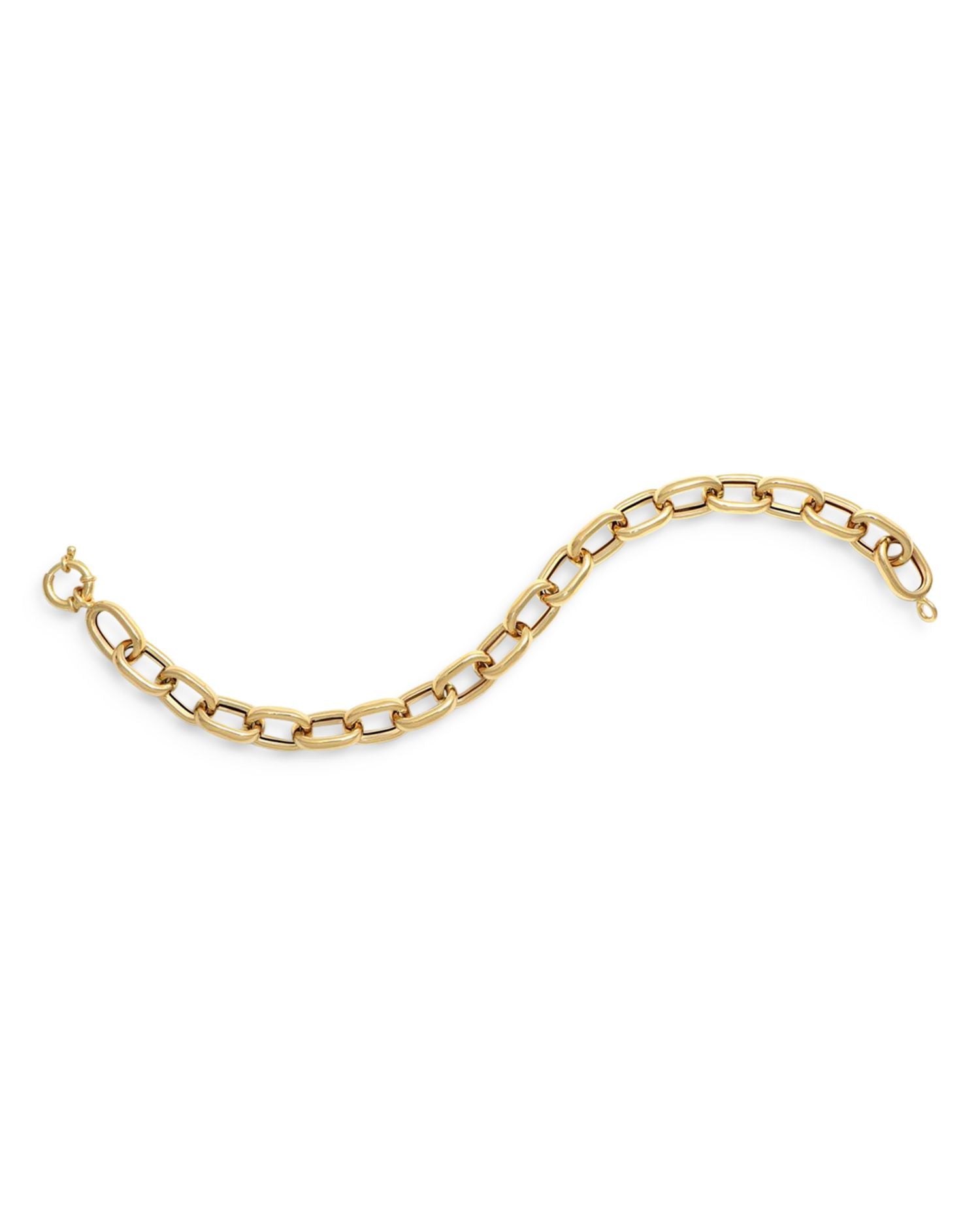 Puff Magnifica Link Chain Bracelet in 14K Yellow Gold