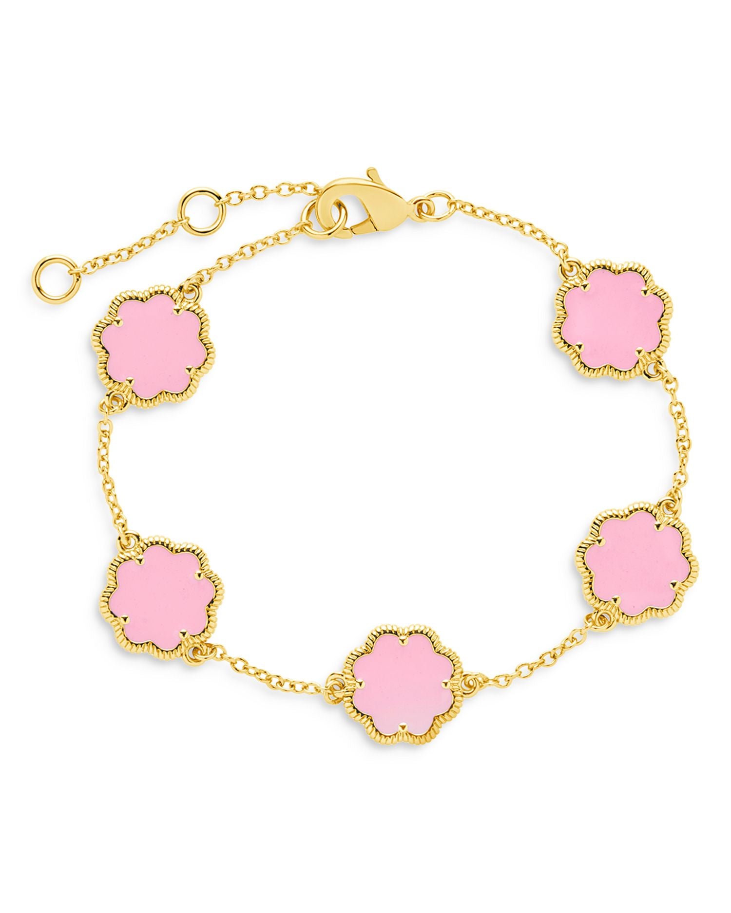 Rose Petal Station Bracelet