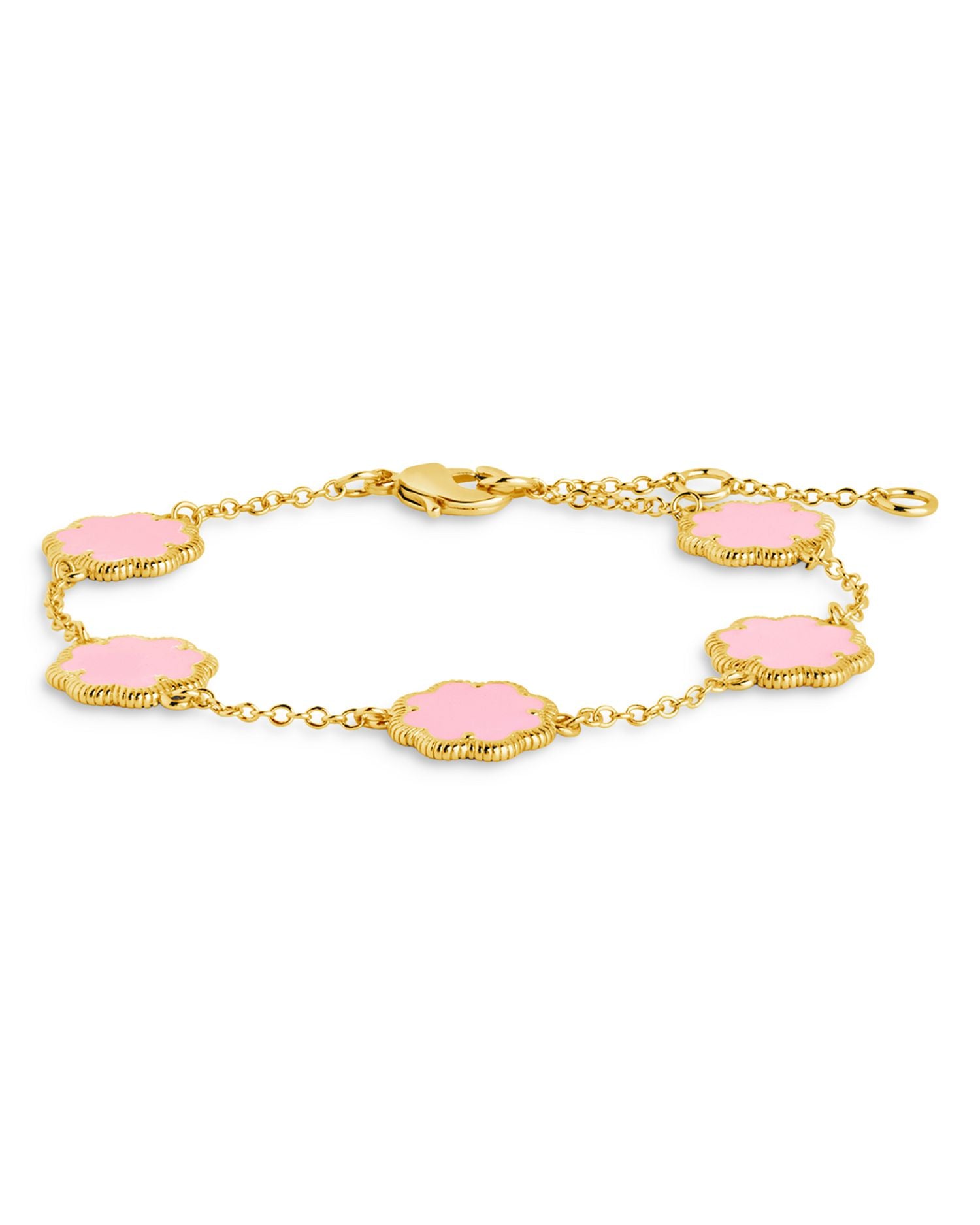 Rose Petal Station Bracelet