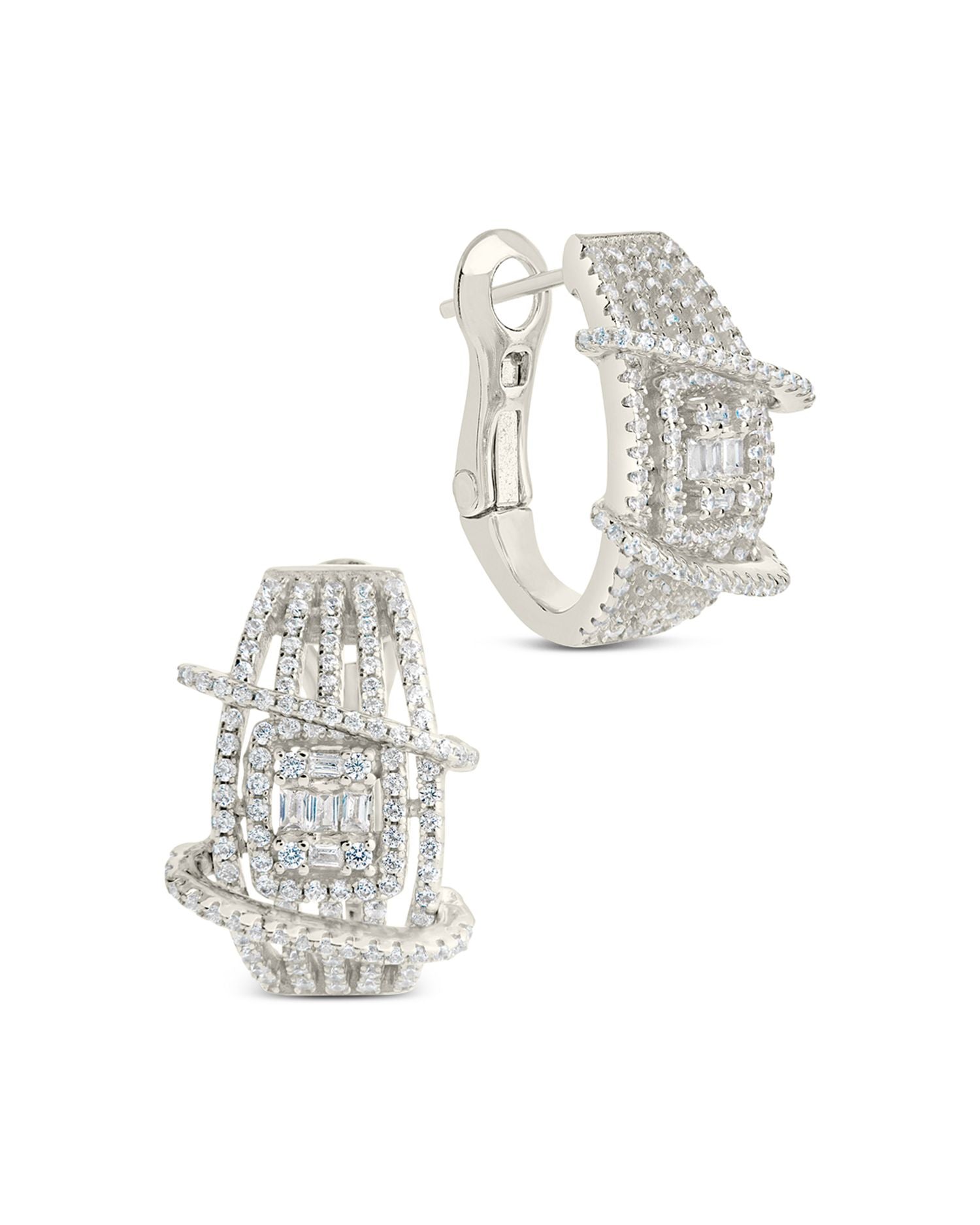 Leigh Multi Row Hoop Earrings