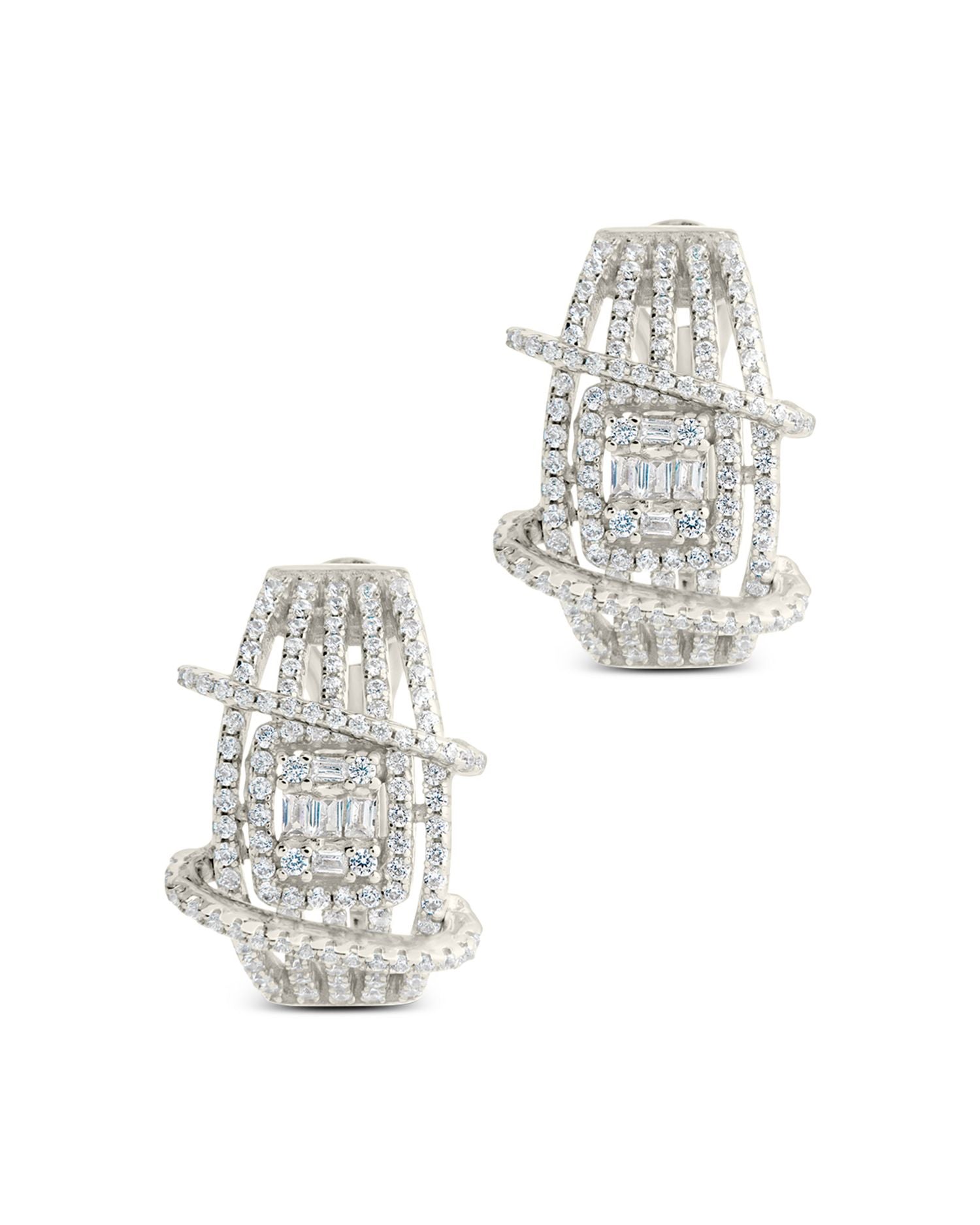 Leigh Multi Row Hoop Earrings