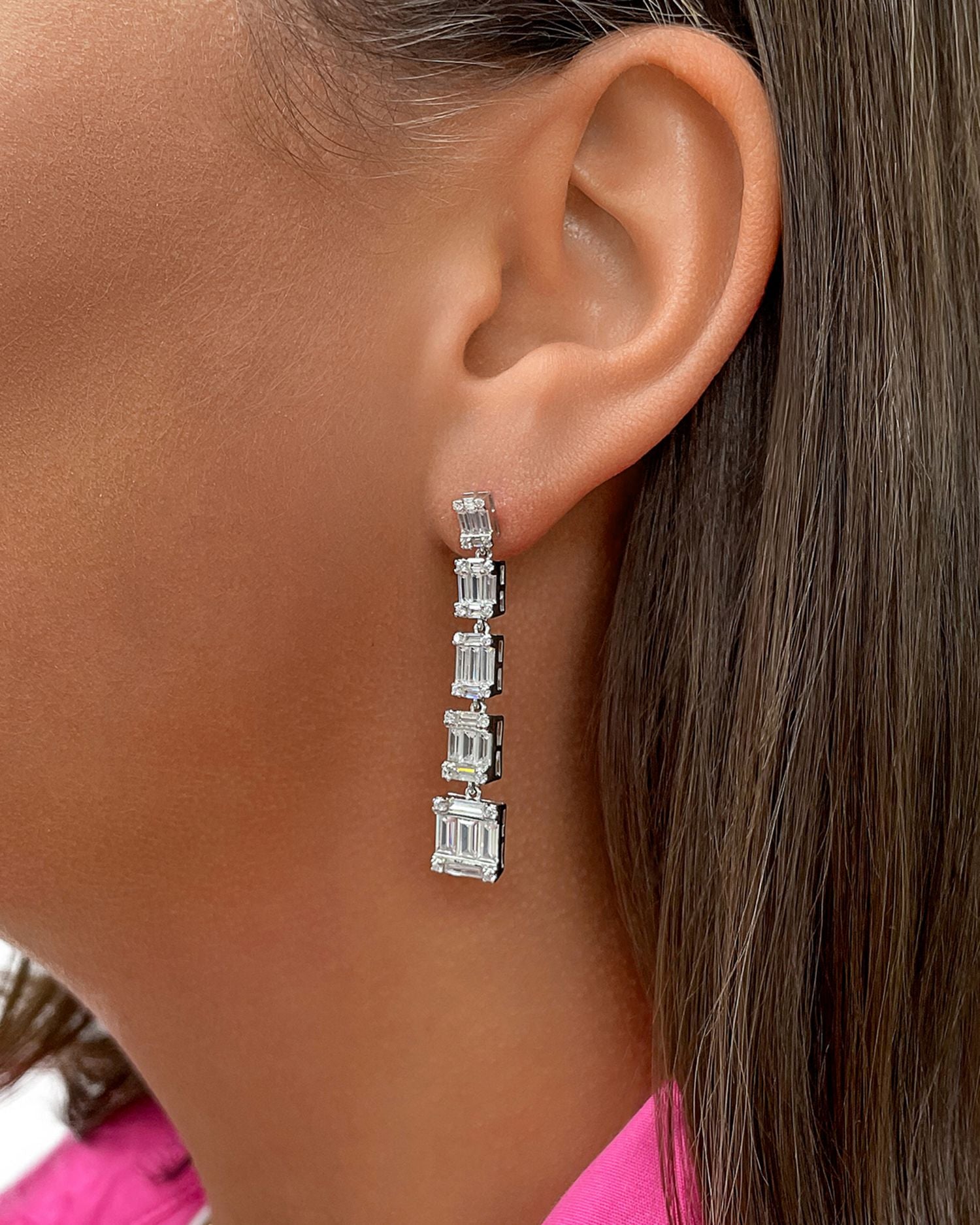 Penelope Drop Stud Earrings