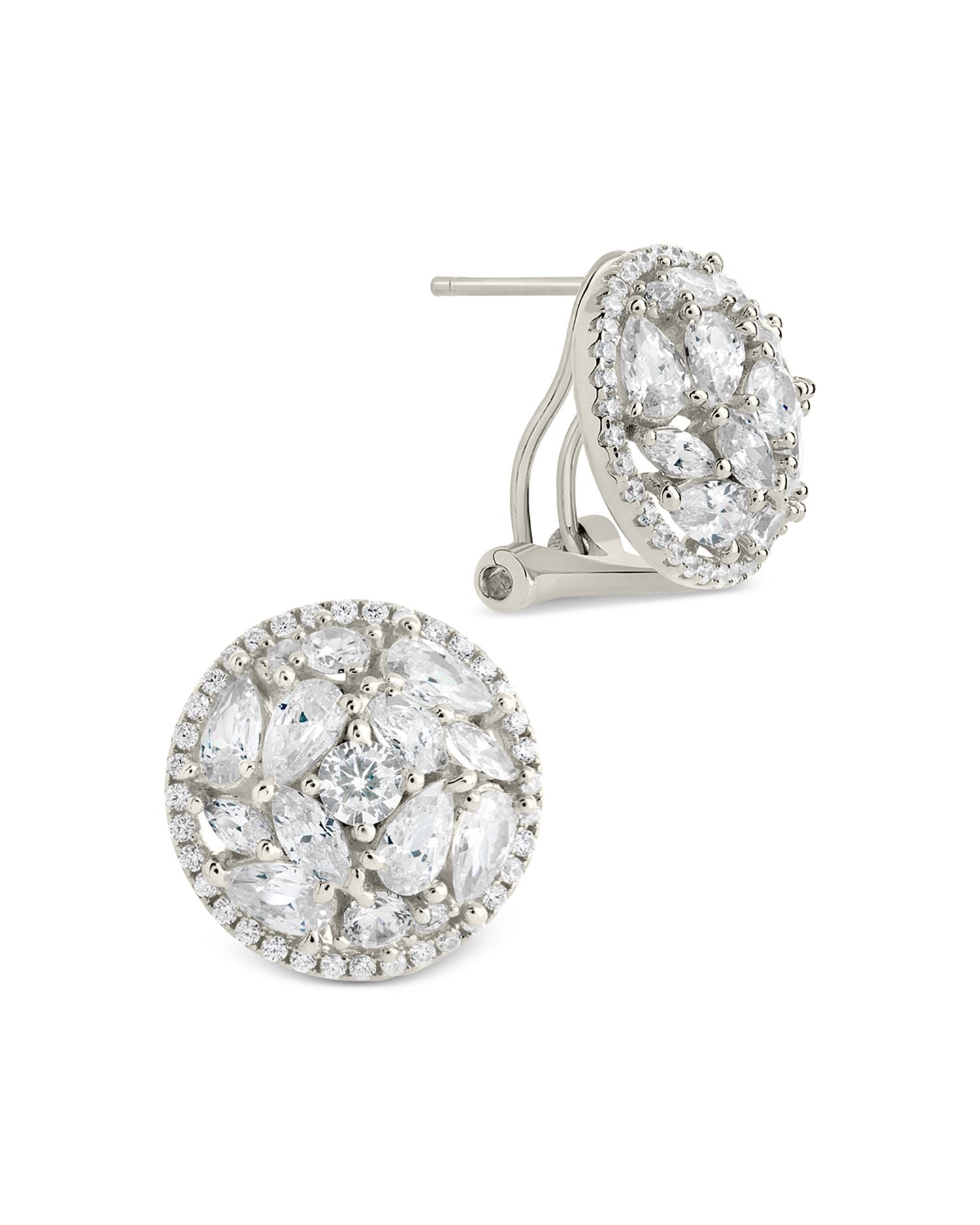 Zara Circle Stud Earrings