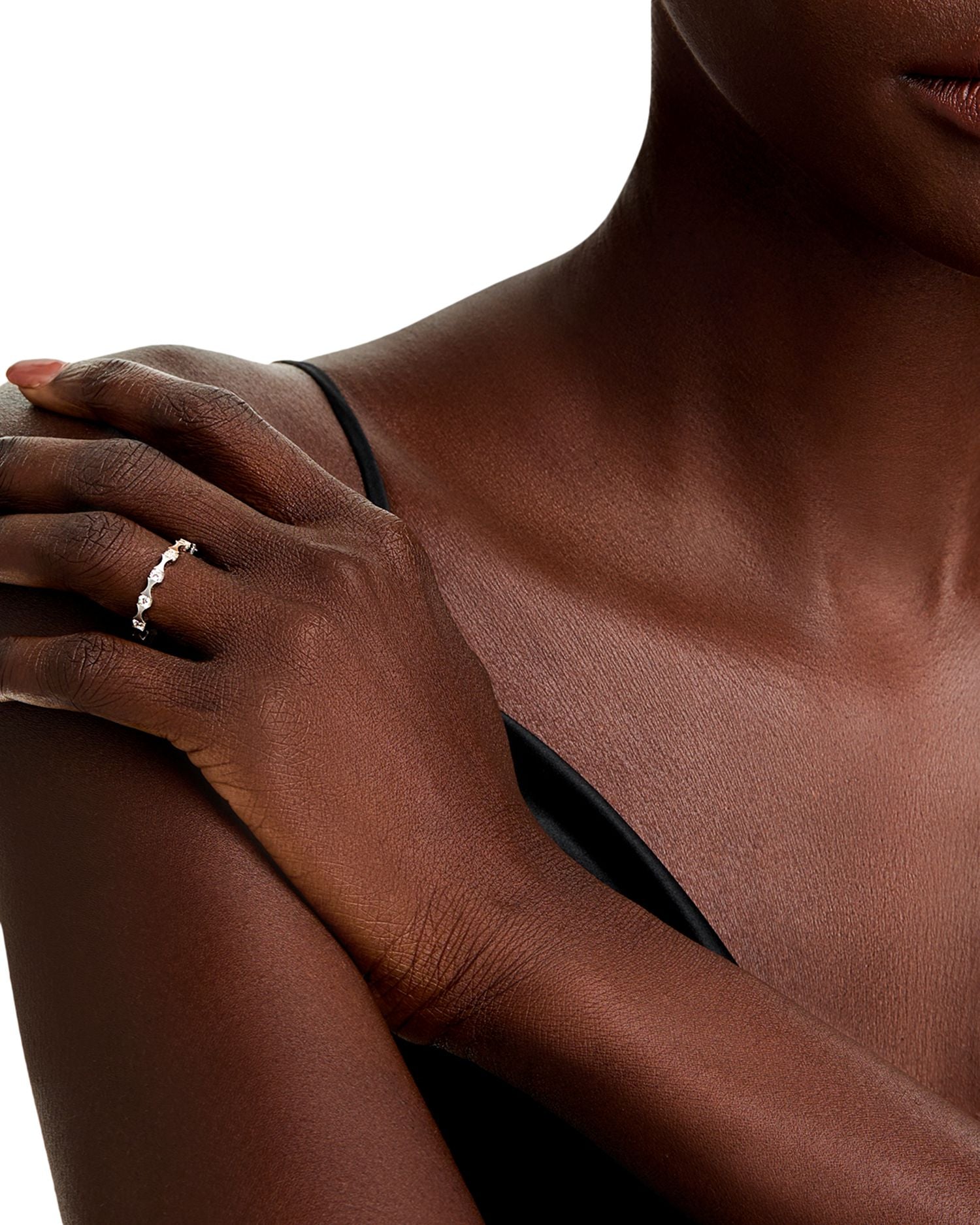 Fine Collection Diamond Wavy Ring in 14K White Gold, 0.36 ct. t.w. - Exclusive