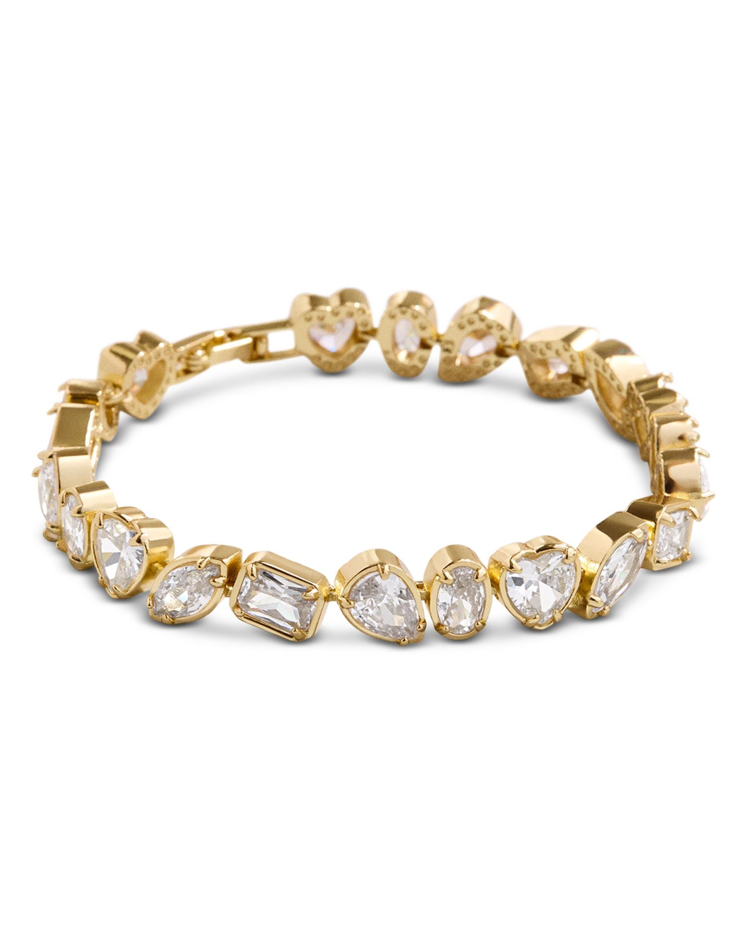 Eva Mixed Cubic Zirconia Flex Bracelet
