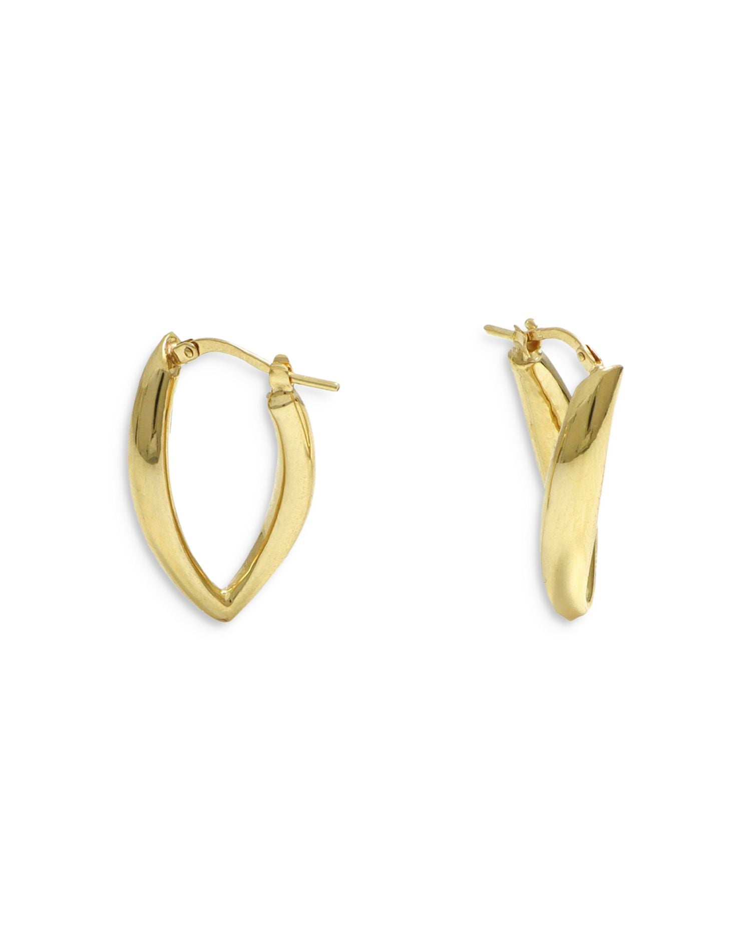 14K Yellow Gold Artform Hoop Earrings - Exclusive