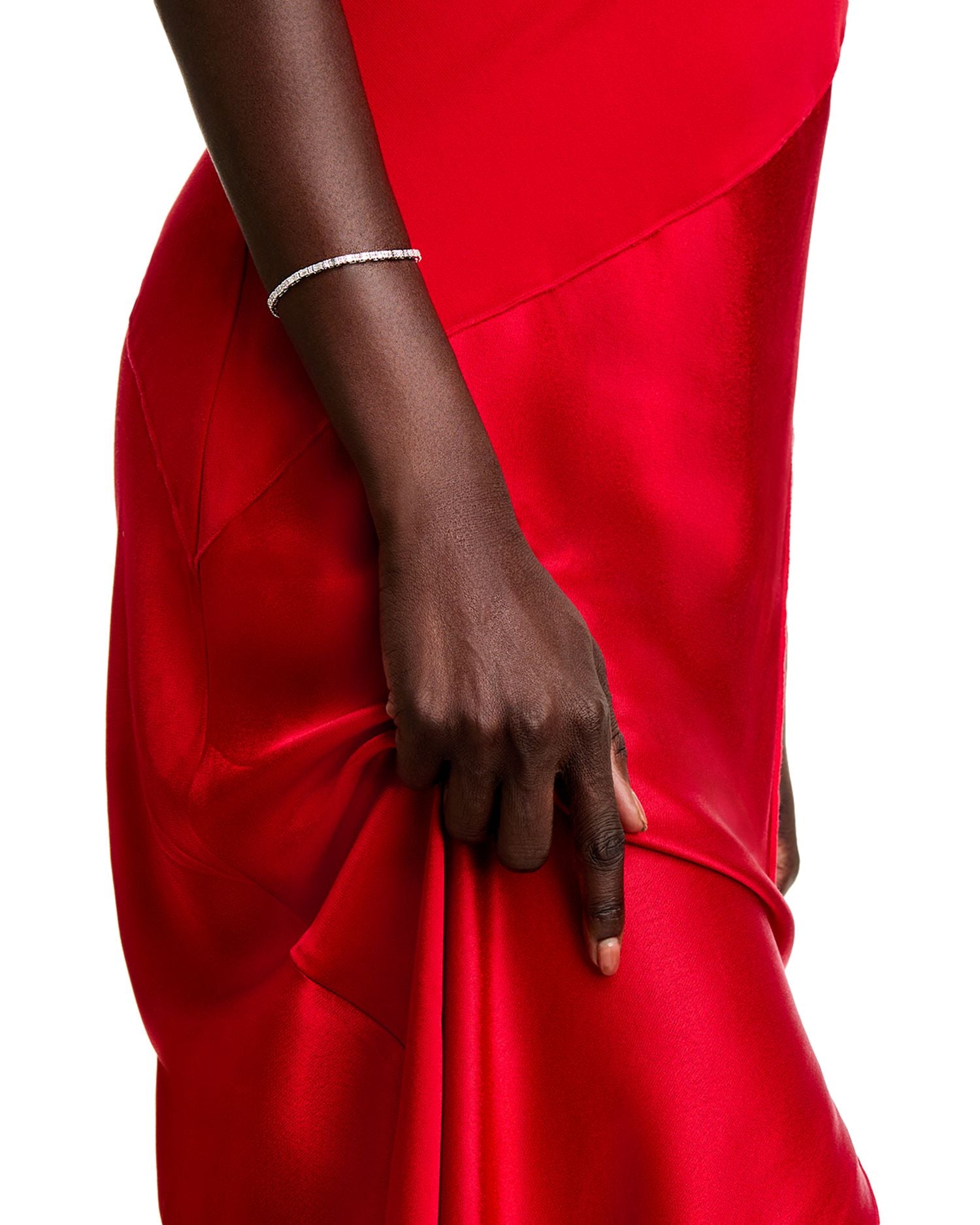 Diamond Round & Baguette Tennis Bracelet in 14K White Gold, 1.4 ct. t.w.