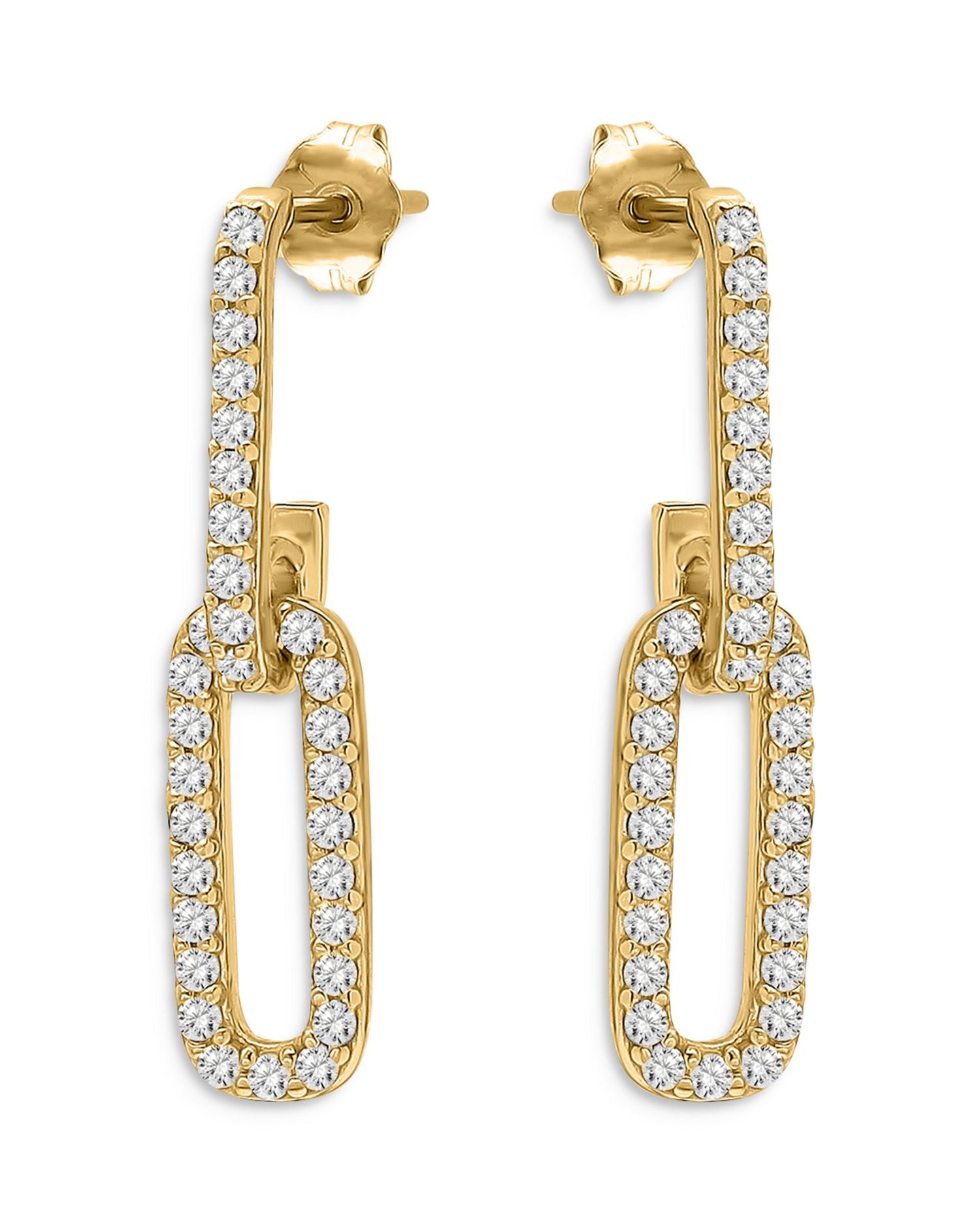 Paperclip Drop Earrings - Exclusive