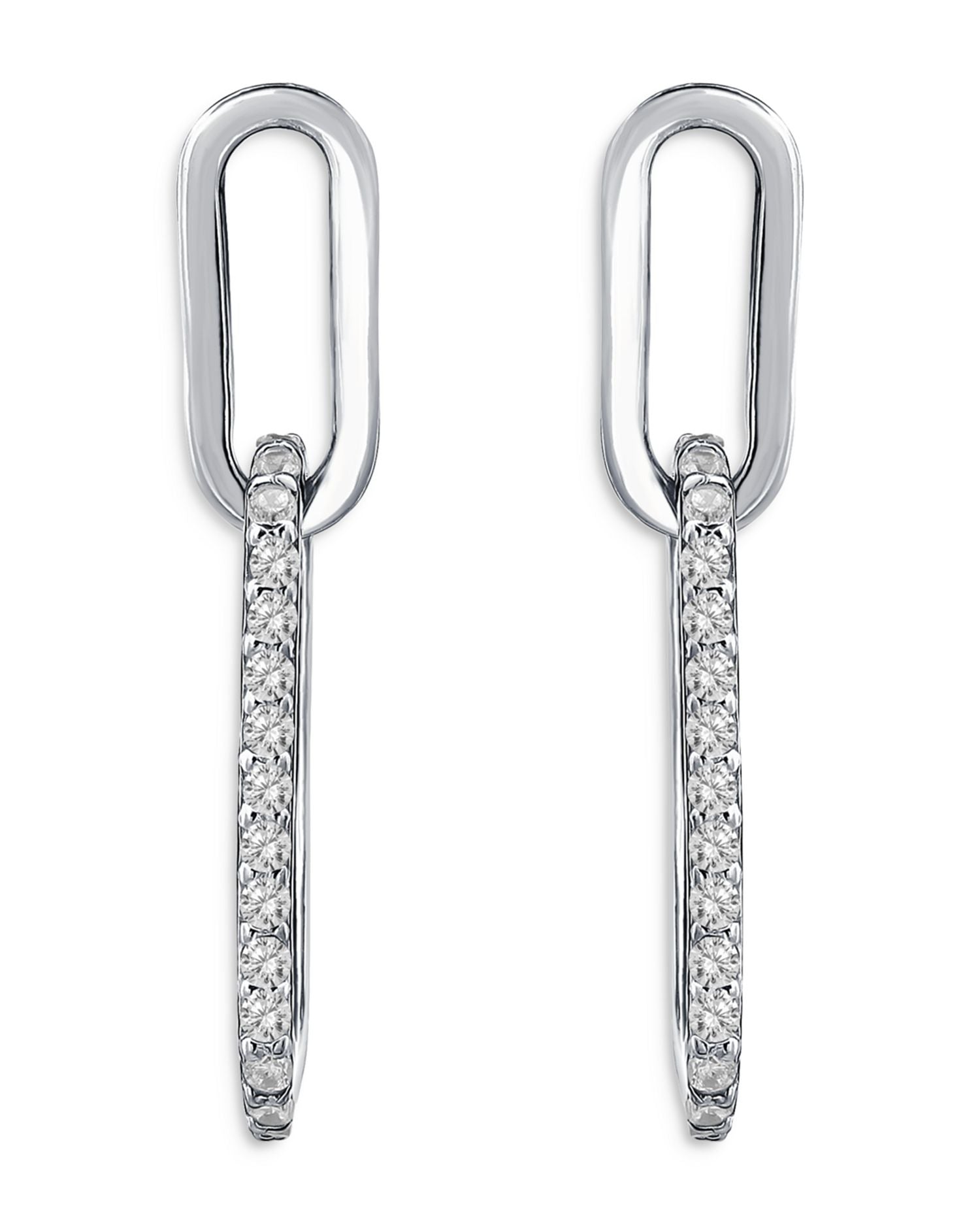 Paperclip Drop Earrings - Exclusive