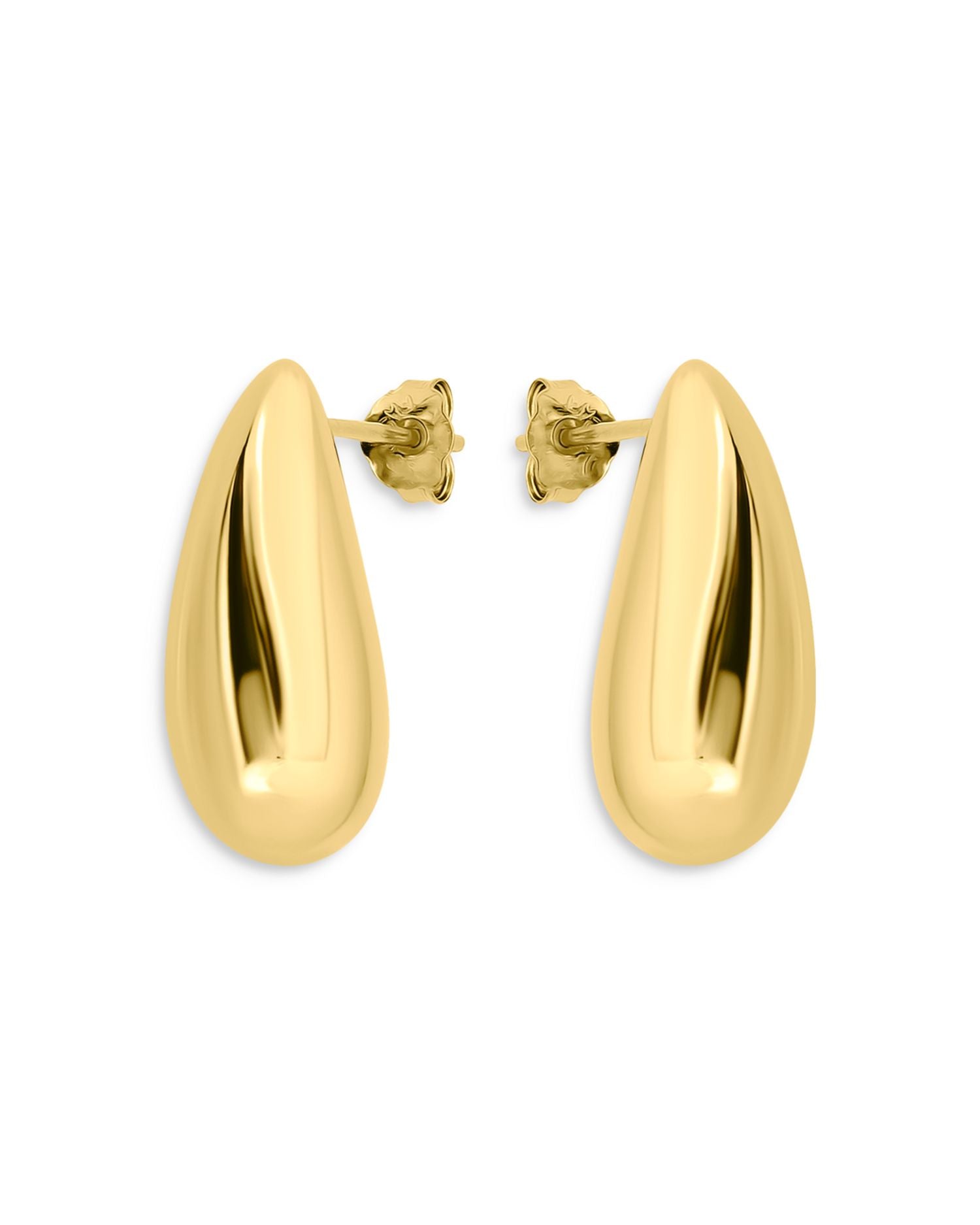 Tear Shape Drop Earrings in 18K Gold Plated Sterling Silver - Exclusive