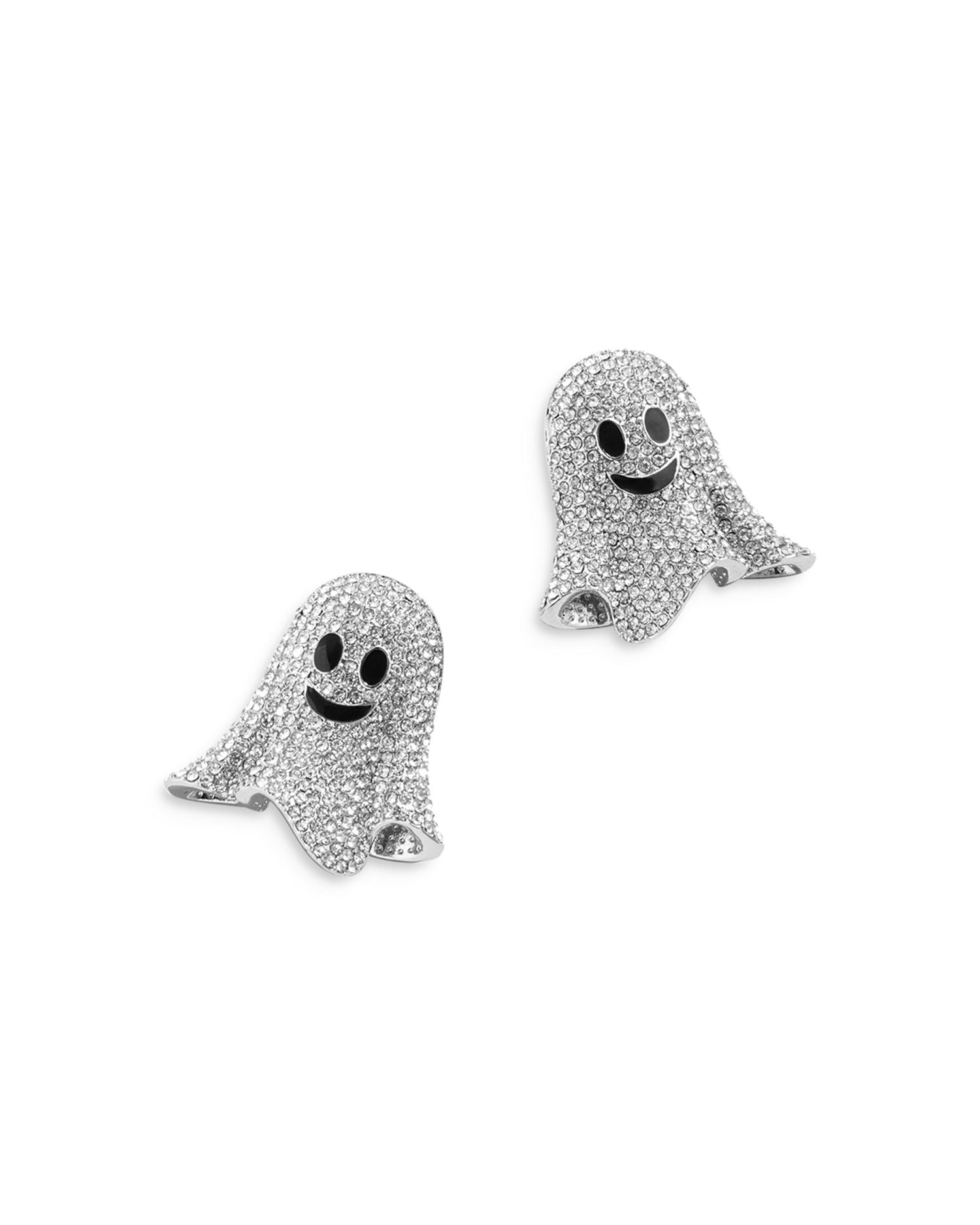 Ghoul Friend Pavé Ghost Drop Earrings