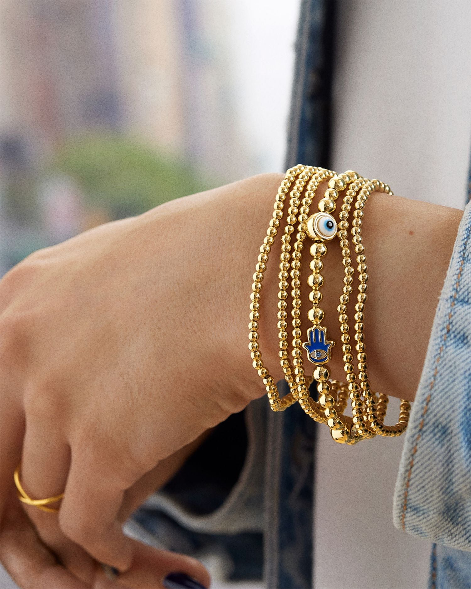 Pisa Stretch Bracelets, Set of 5