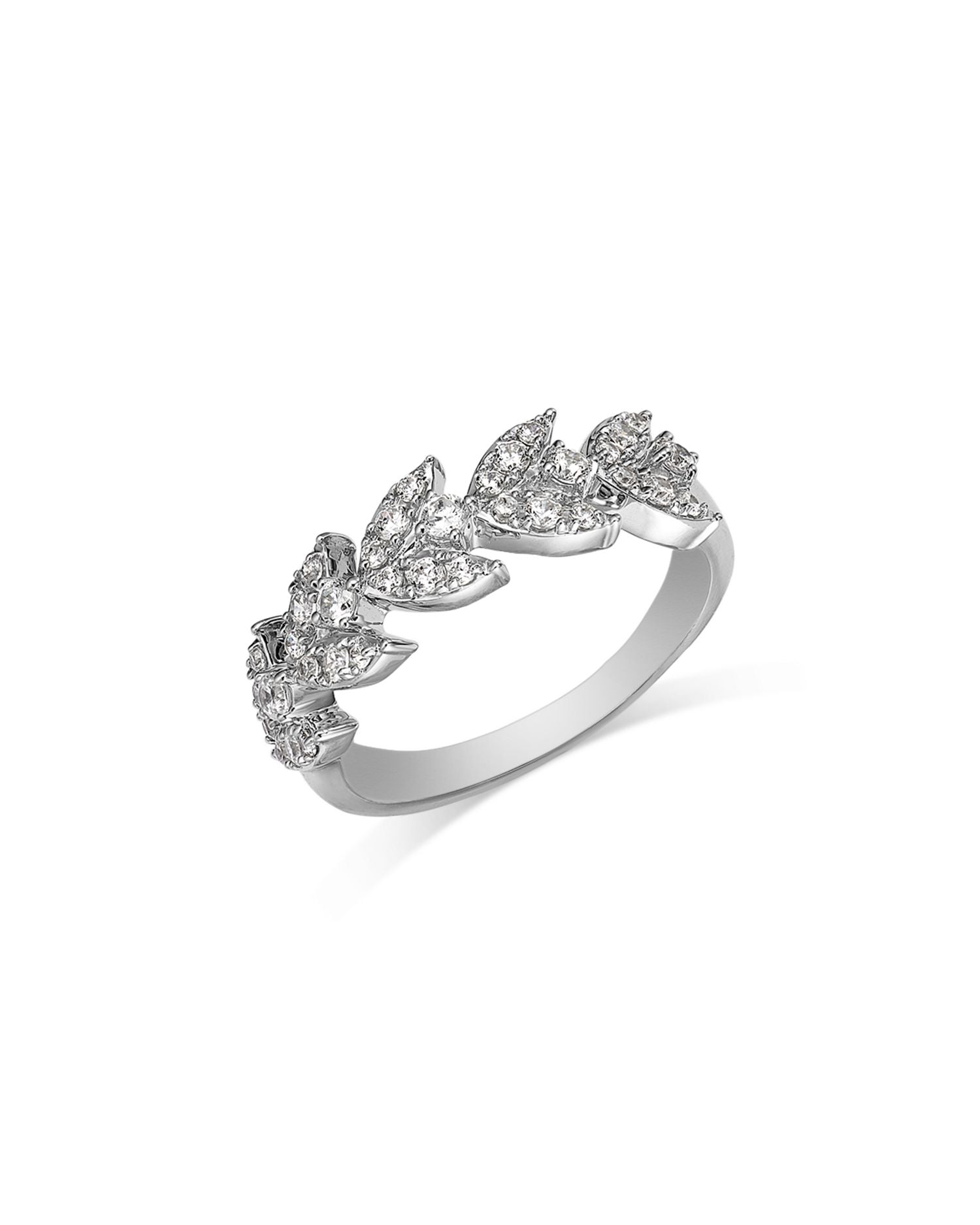 Diamond Band Ring in 14K White Gold, 0.50 ct. t.w.