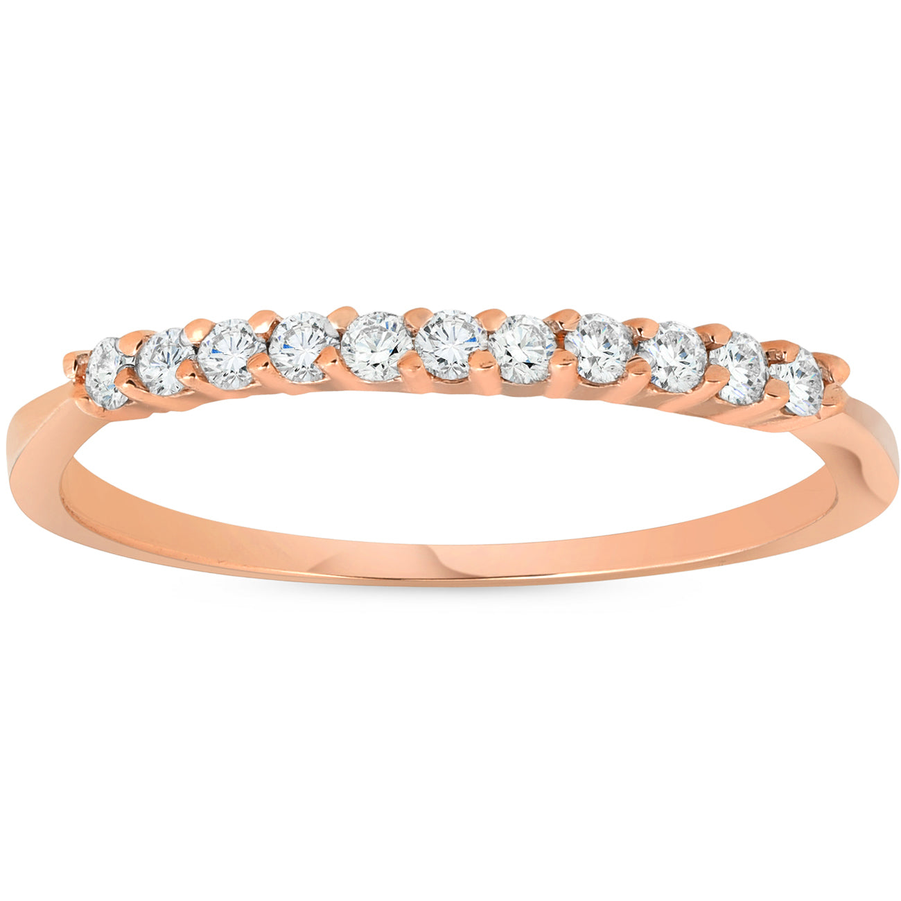 1/4ct Diamond Ring 14K Rose Gold