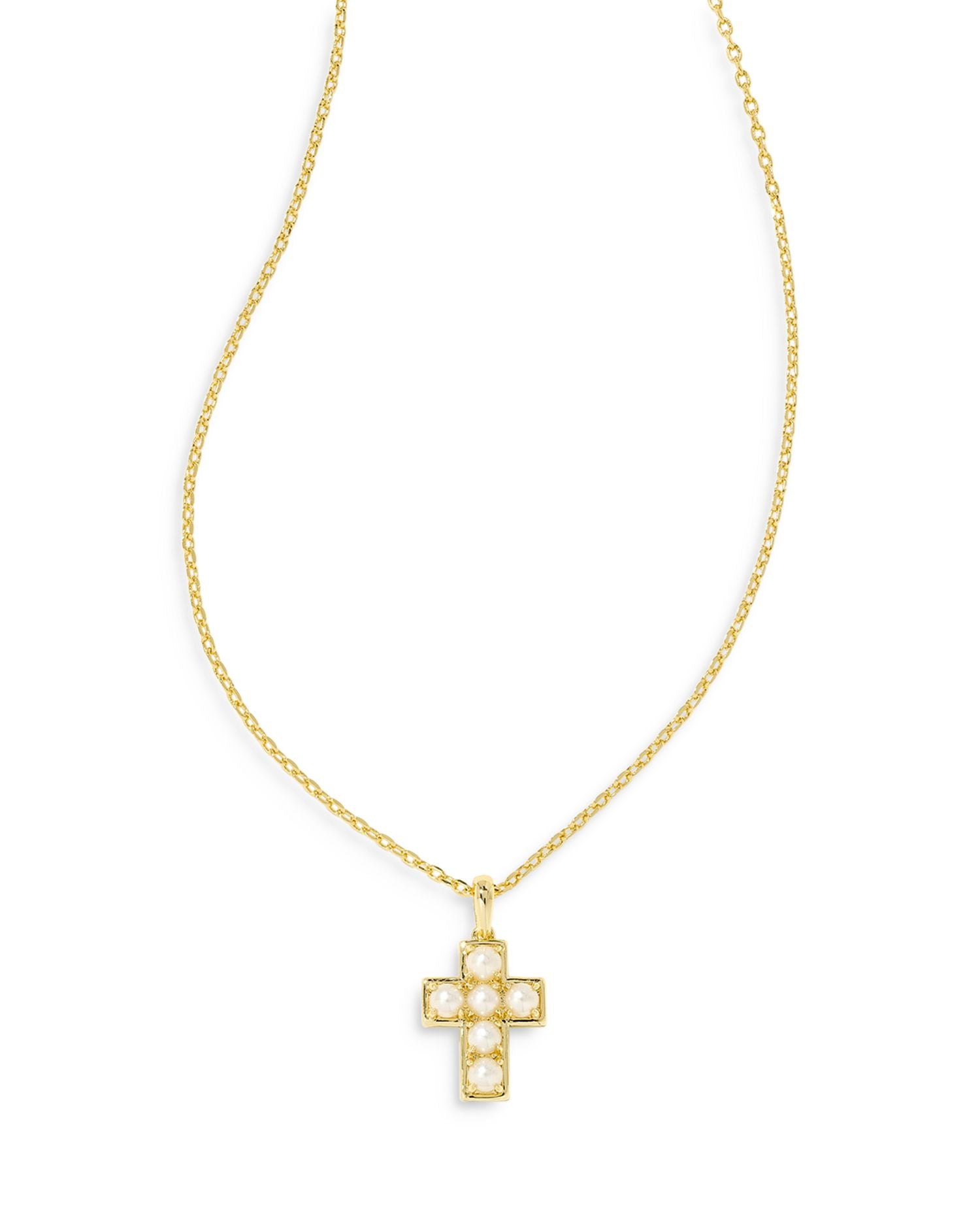 Cultured Freshwater Pearl Adjustable Pendant Necklace in 14K Gold Plated, 19'