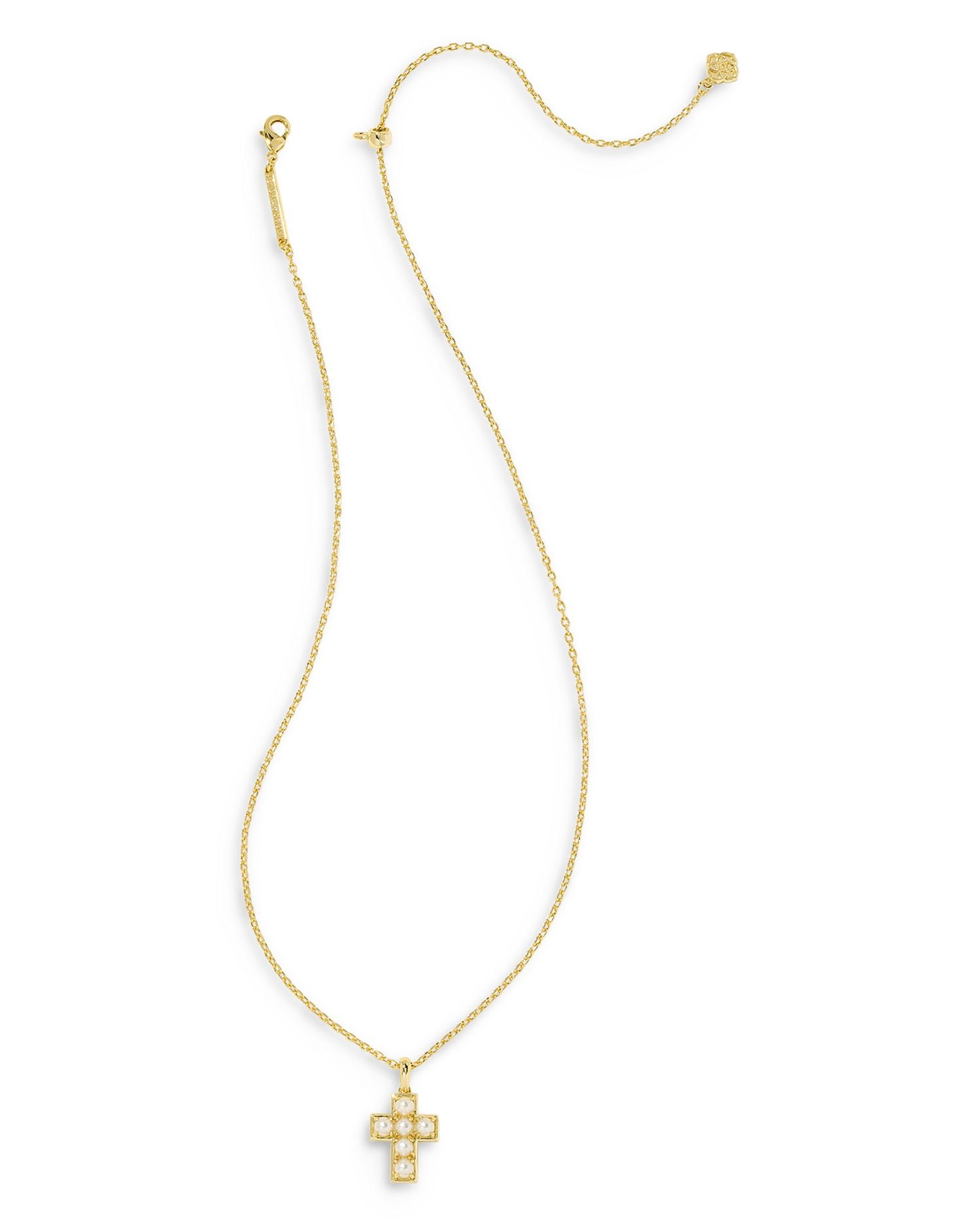 Cultured Freshwater Pearl Adjustable Pendant Necklace in 14K Gold Plated, 19'