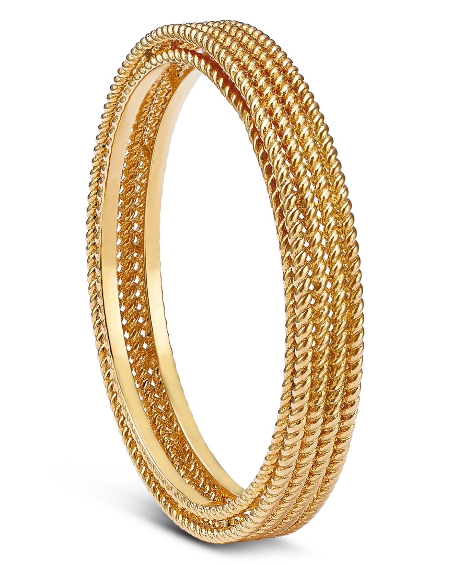 18K Yellow Gold Symphony Barocco Ring