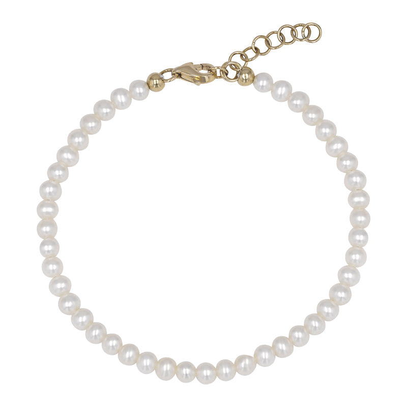 Gold Pearl Bracelet