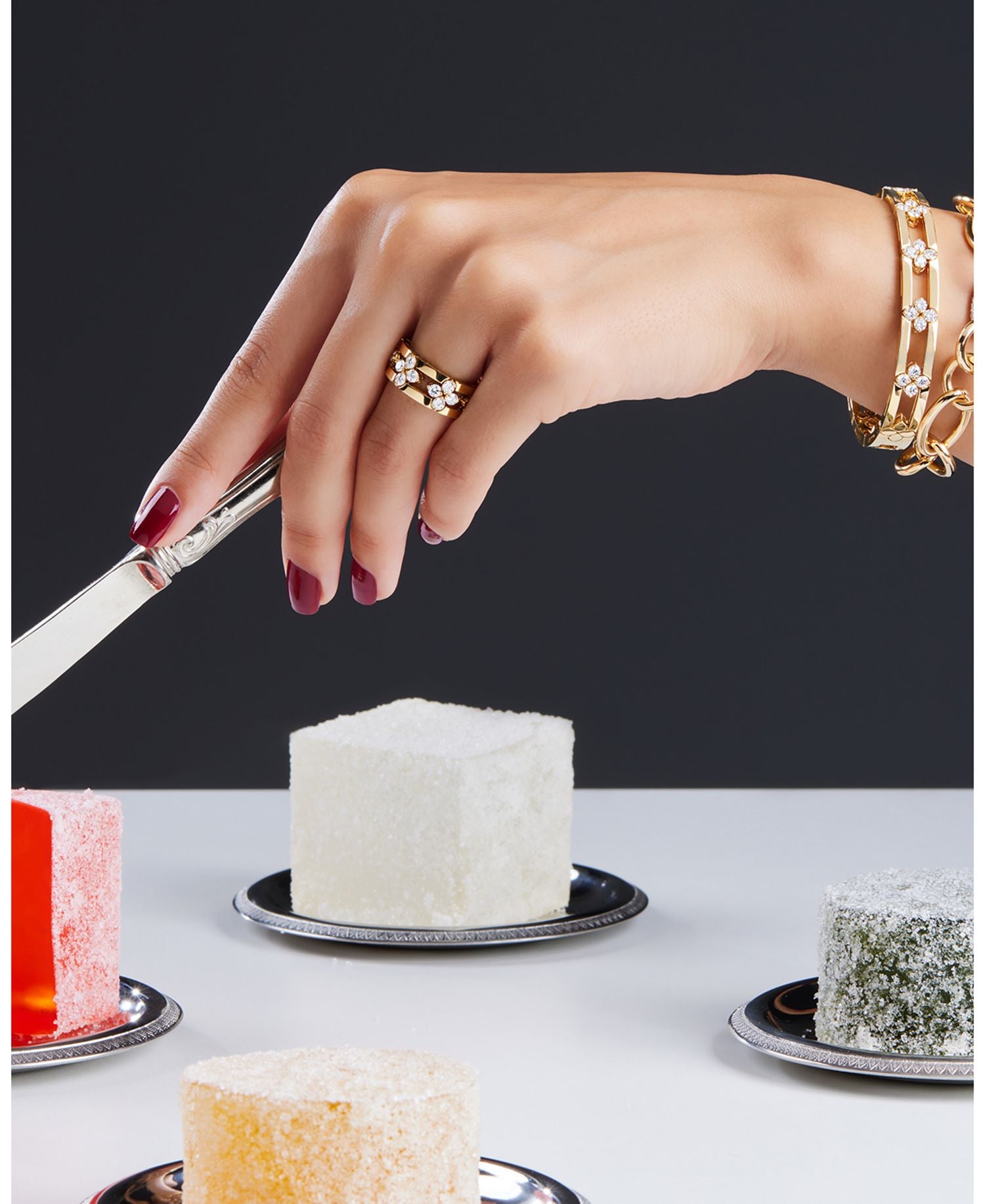 18K Yellow Gold Diamond Love in Verona Bangle Bracelet