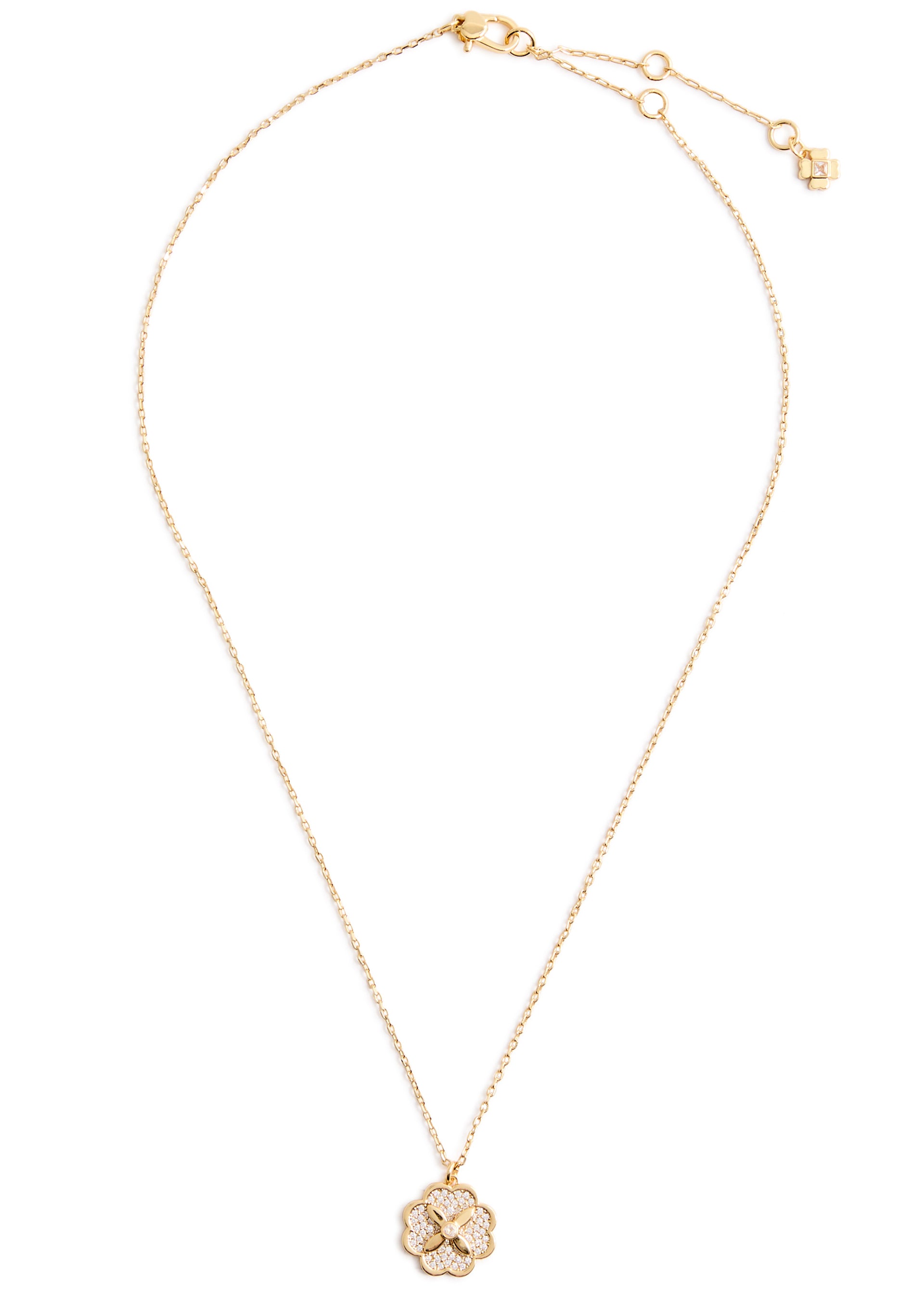 Heritage Bloom gold-plated necklace
