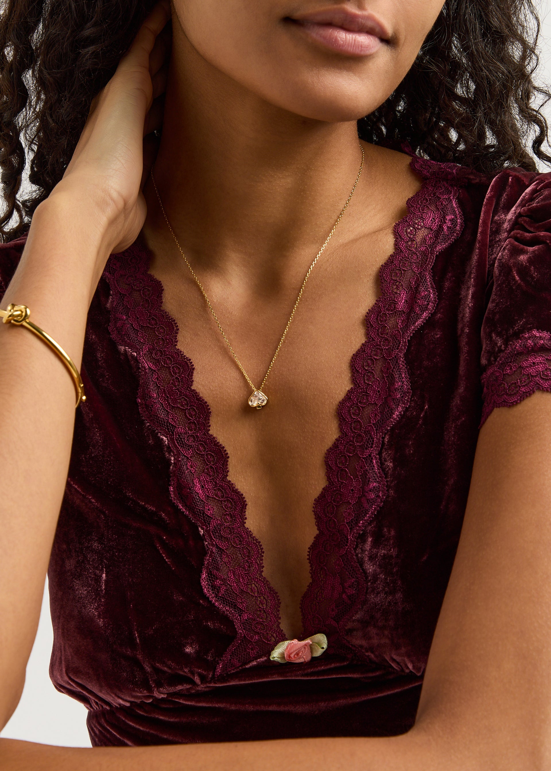 So Spade crystal-embellished necklace