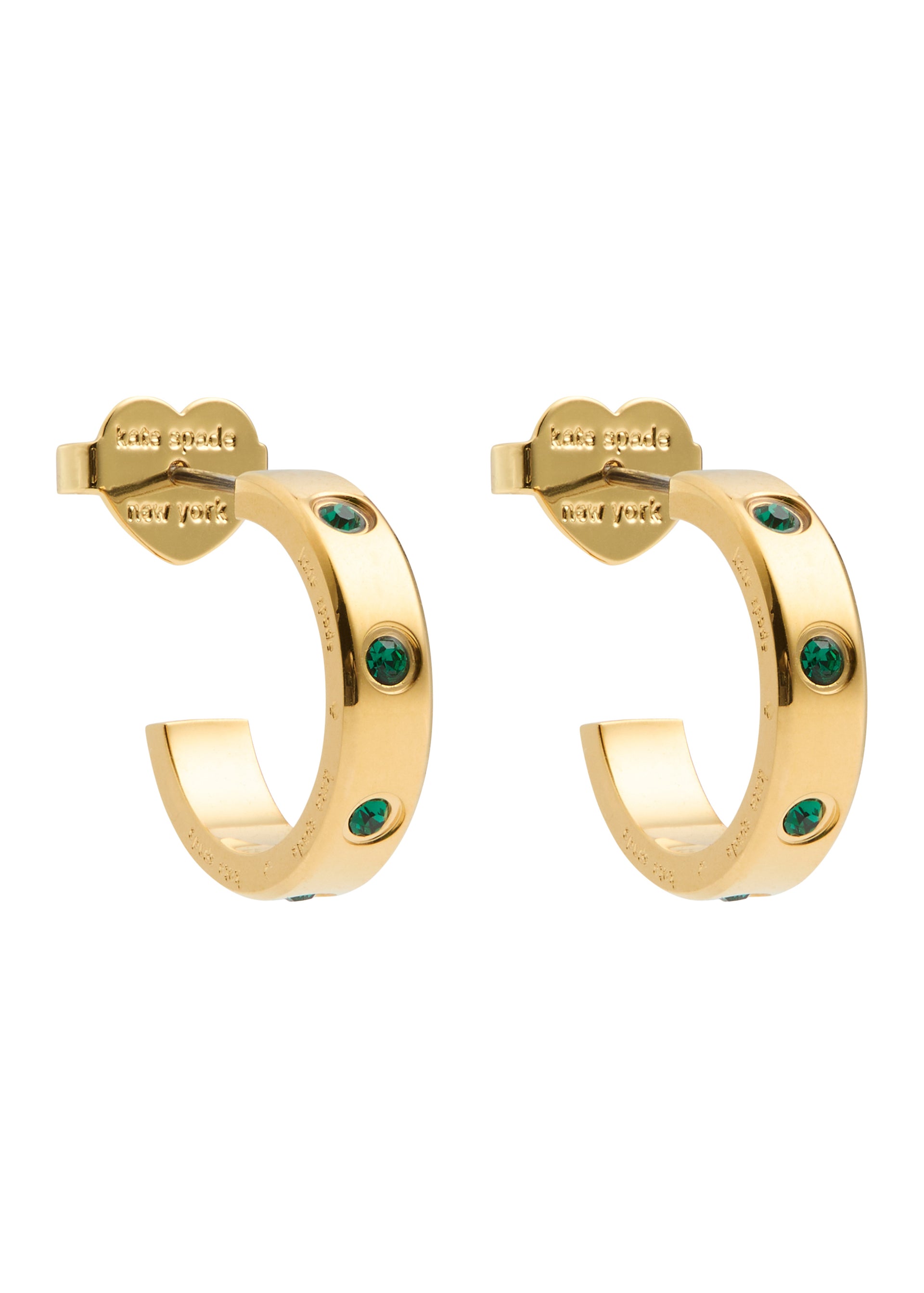 Set In Stone crystal-embellished hoop earrings