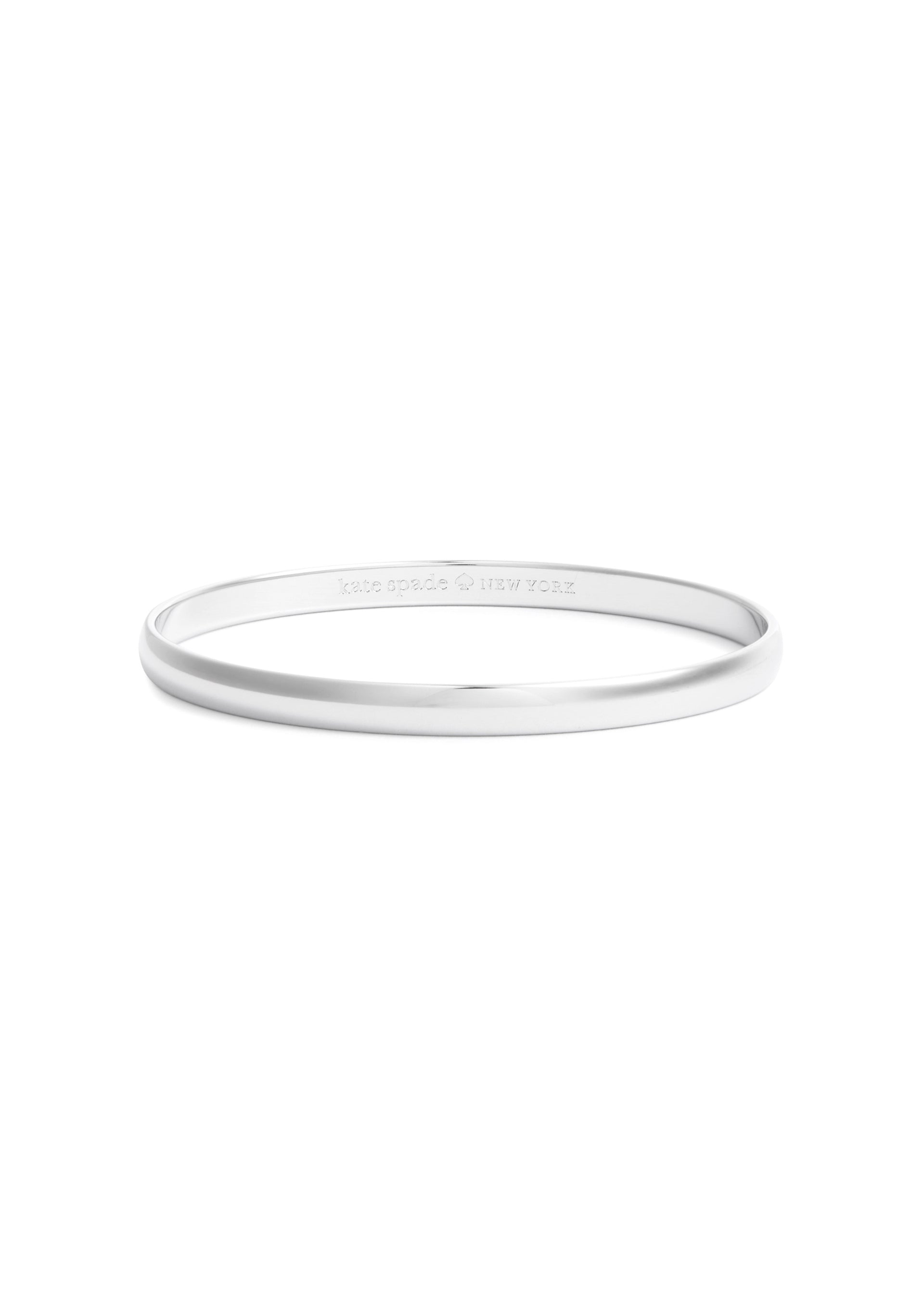 Idiom silver-plated bangle