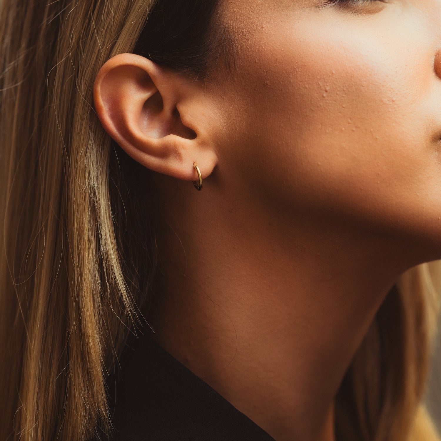 Fine 14Ct Solid Gold Hoop Earrings