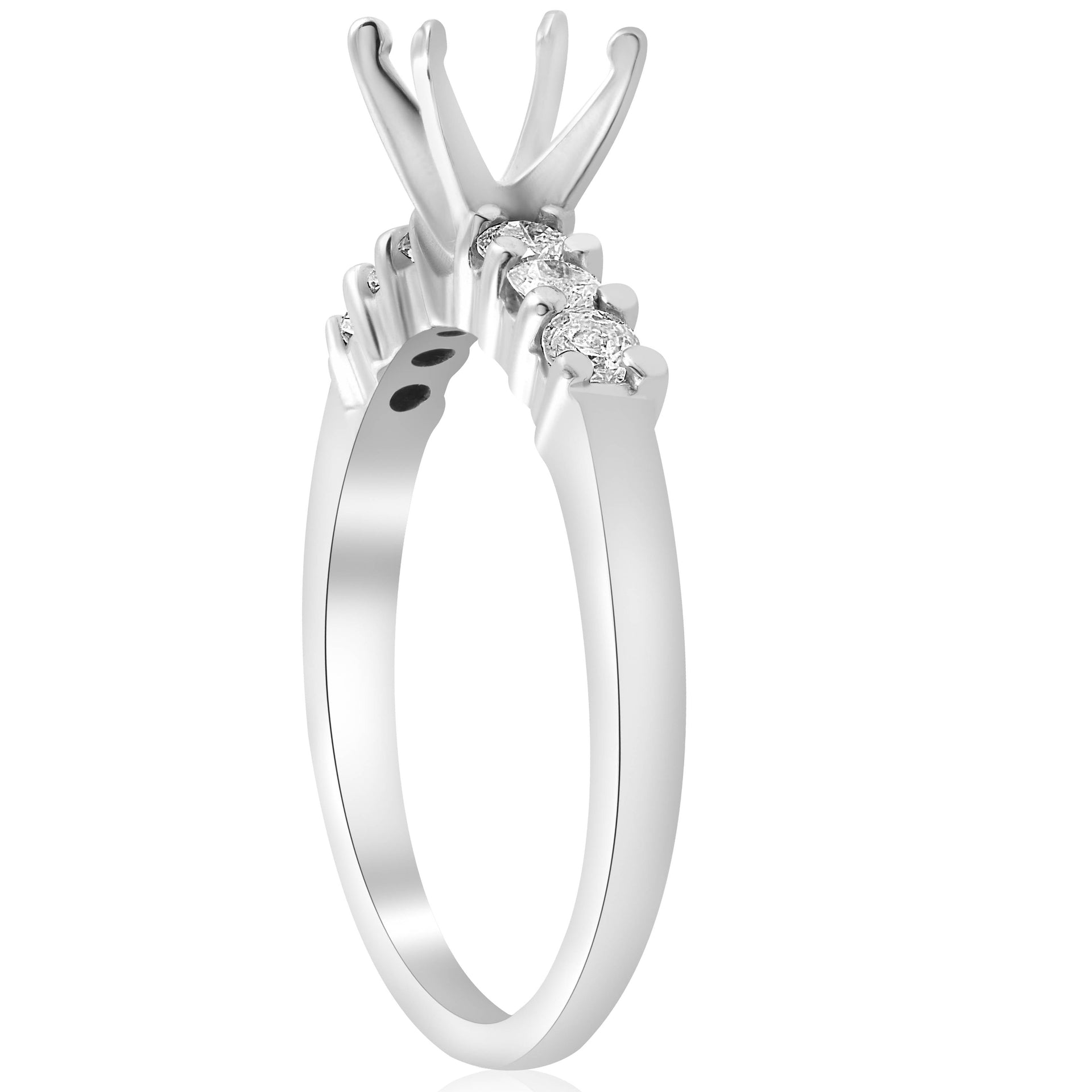 1/2 CT Diamond Engagement Semi Mounting Ring Setting 14K