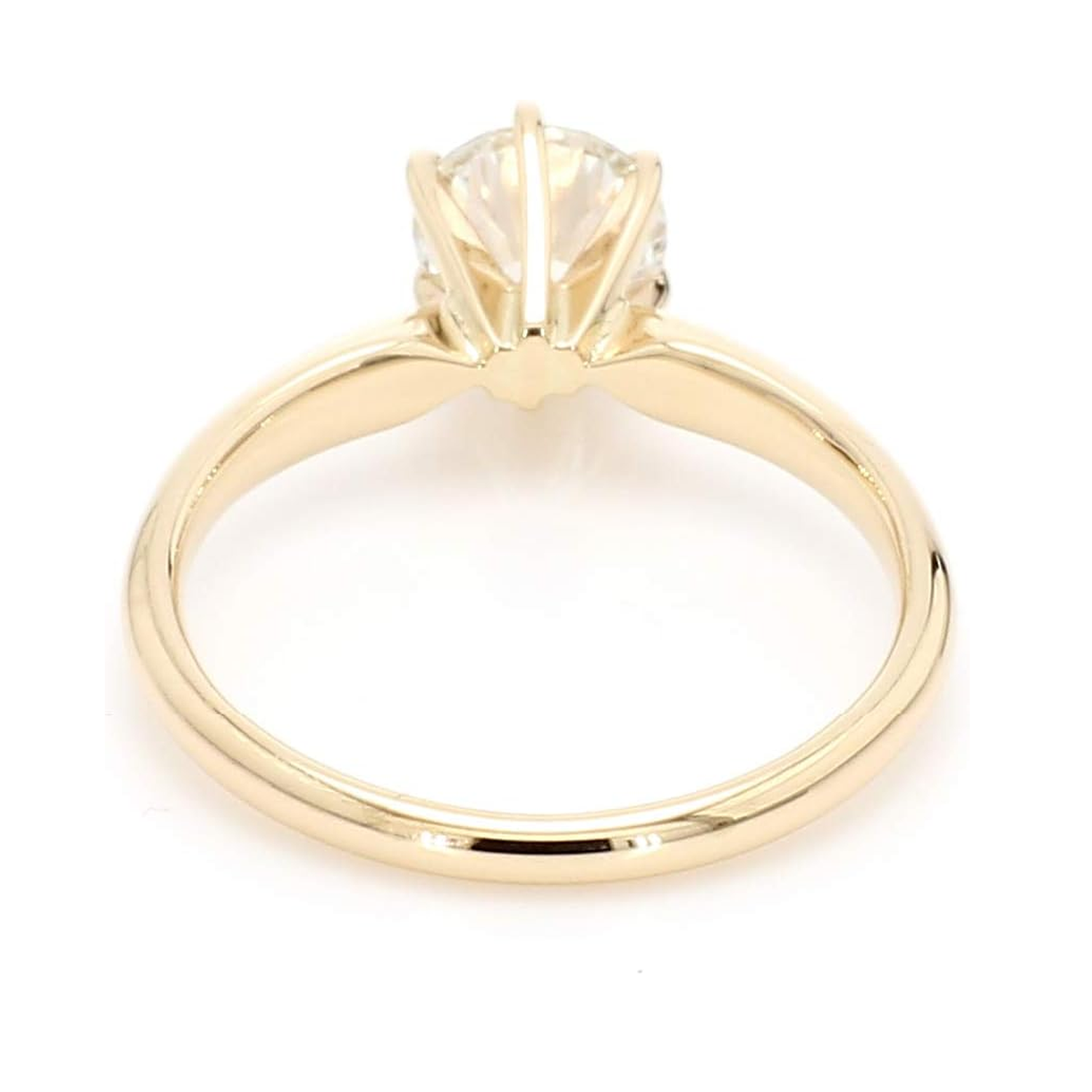 14K Gold 0.5 to 3 CT Round Lab Created Diamond Custom Engagement Ring D Color VVS1 Clarity 3EX IGI Certified