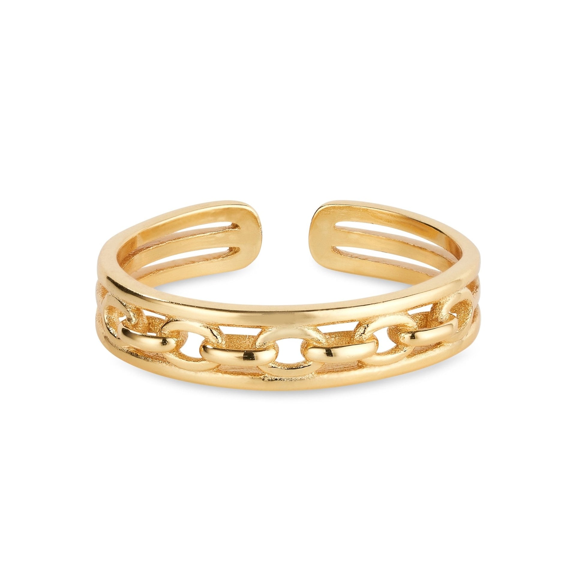 Gold Chain Stacking Ring