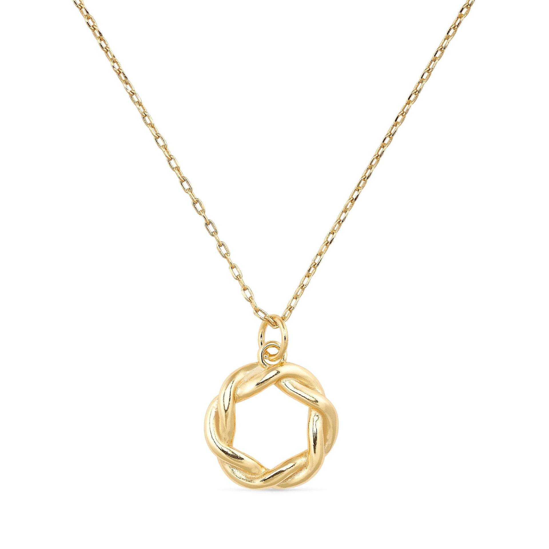 Gold Circle Necklace