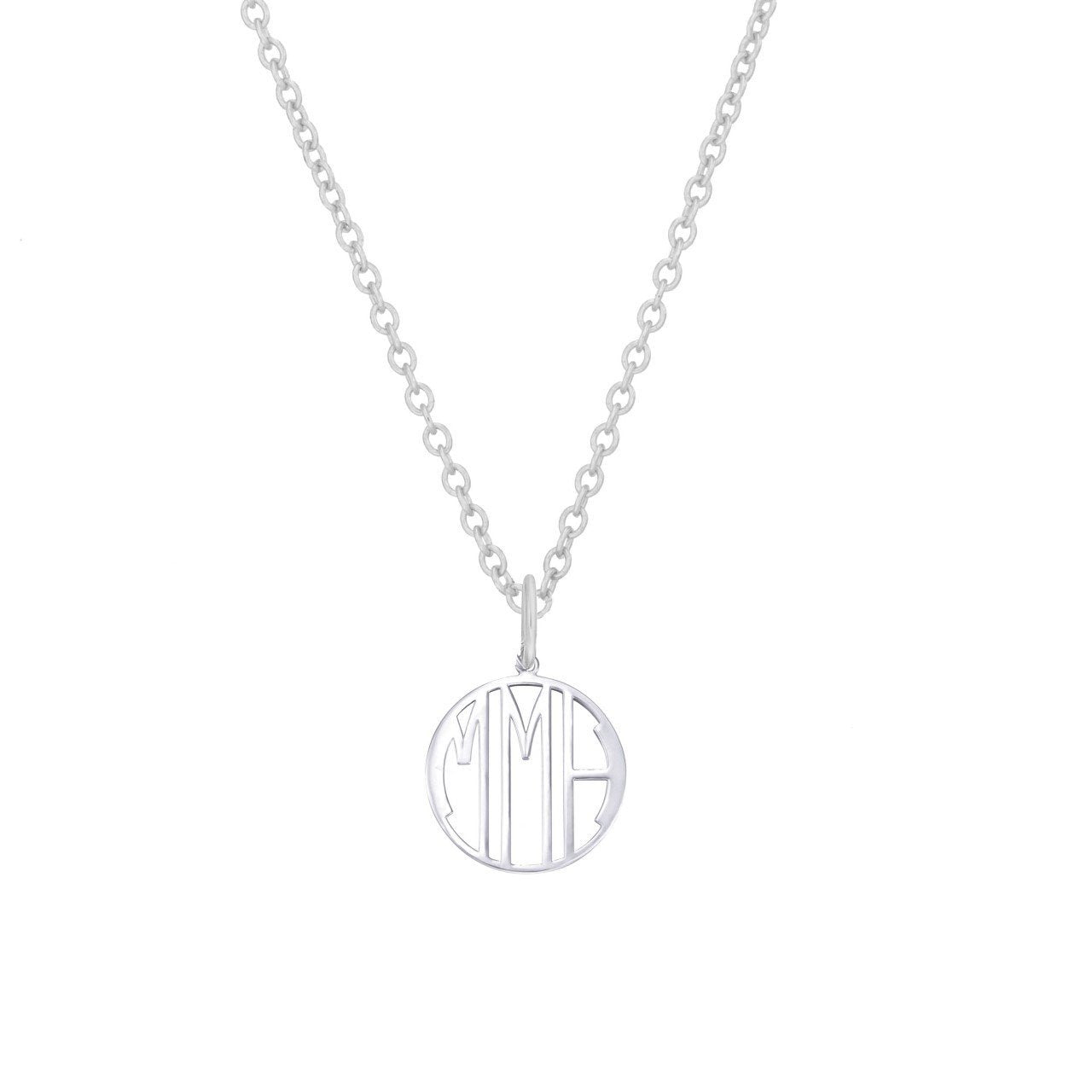 3 Initial Monogram Pendant