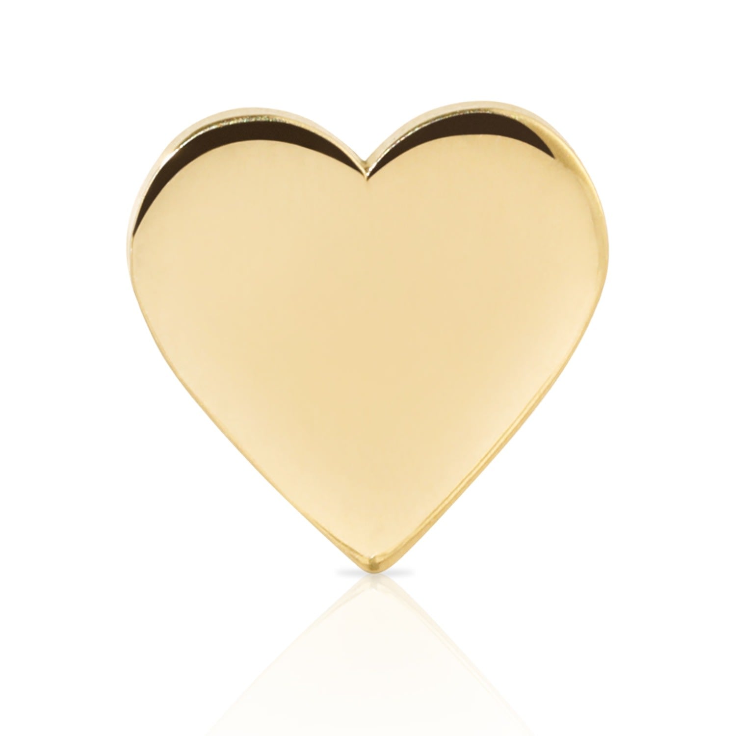 14K Gold Heartfelt Stud