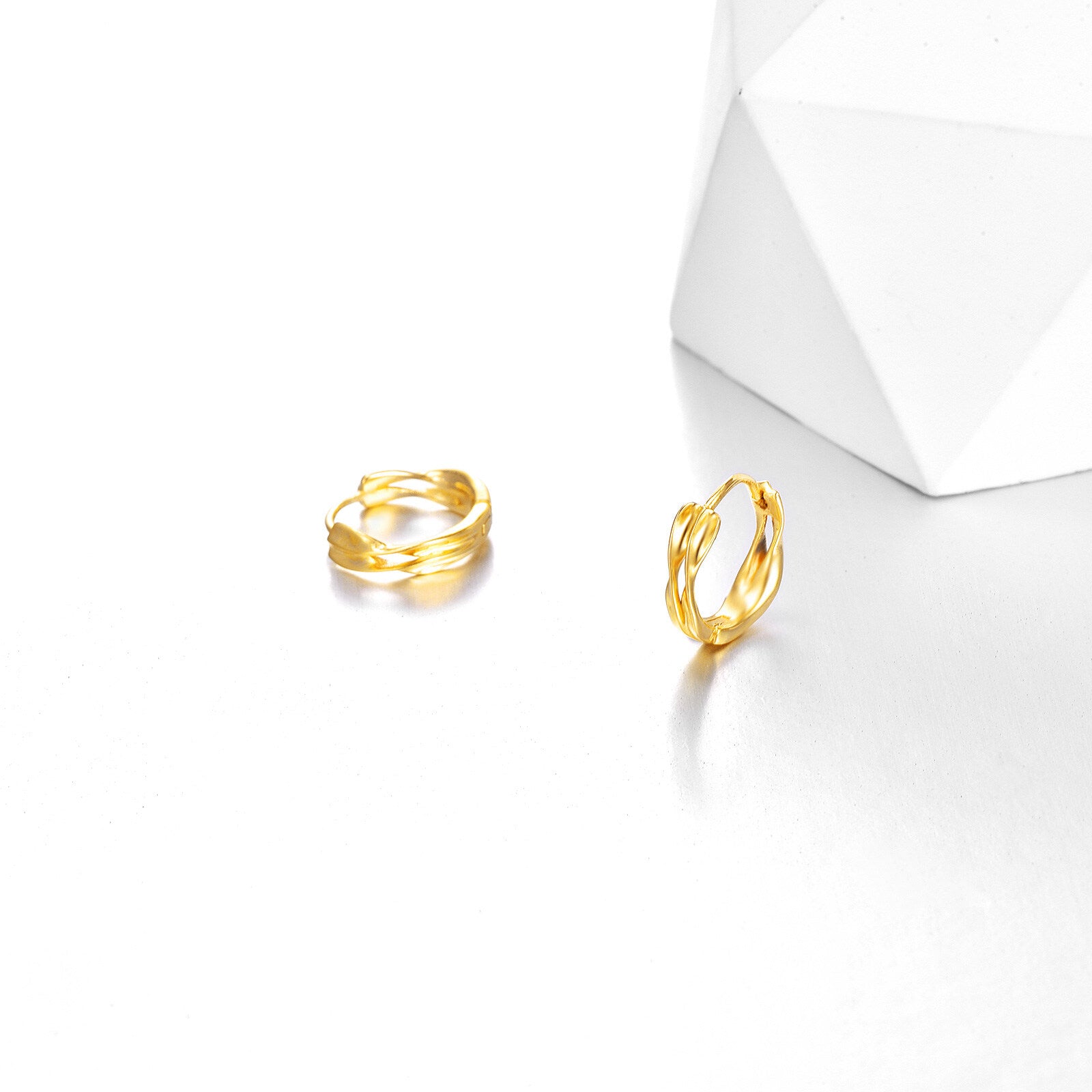 14K Gold Hoop Earrings