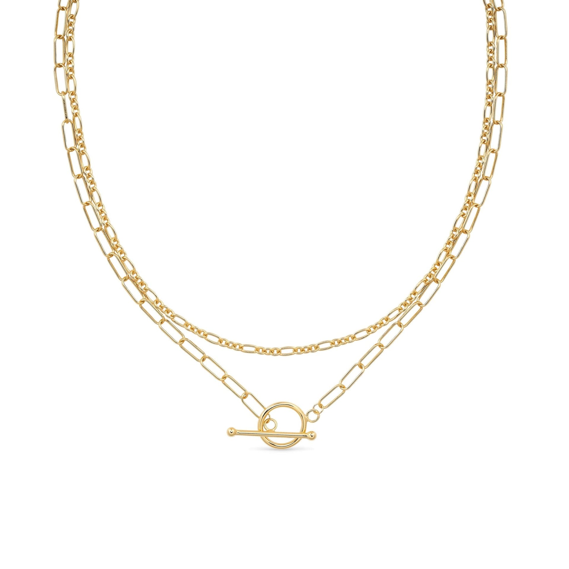 Gold Link Chain Minimalist Choker