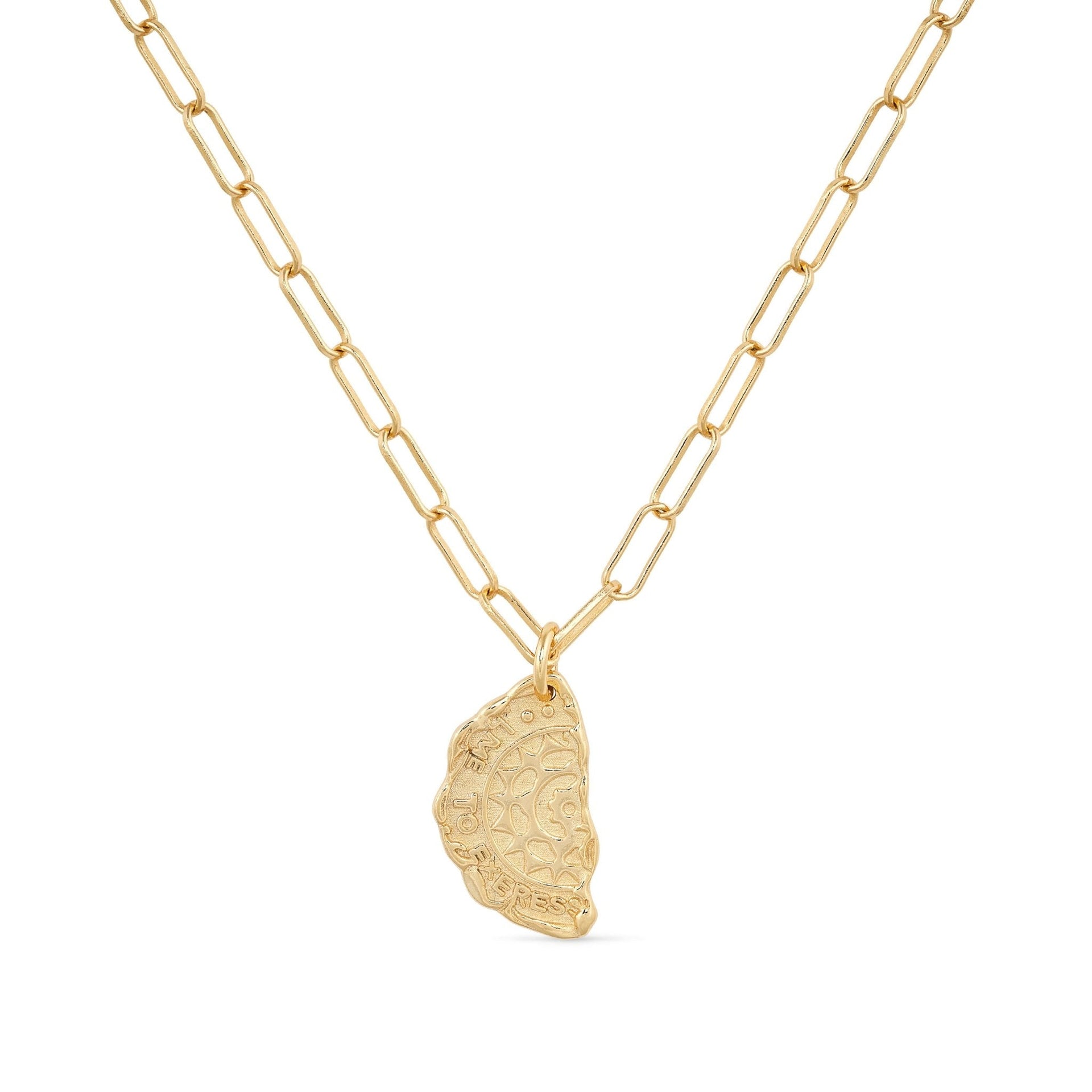 Gold Link Chain Minimalist Necklace