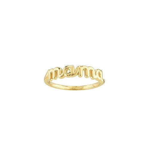 14K Gold Mama Ring