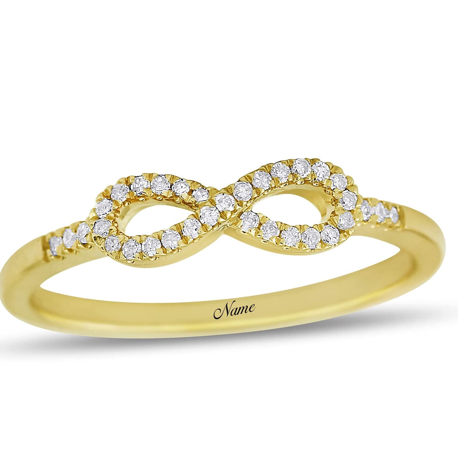 14K Gold Moissanite Wedding Ring