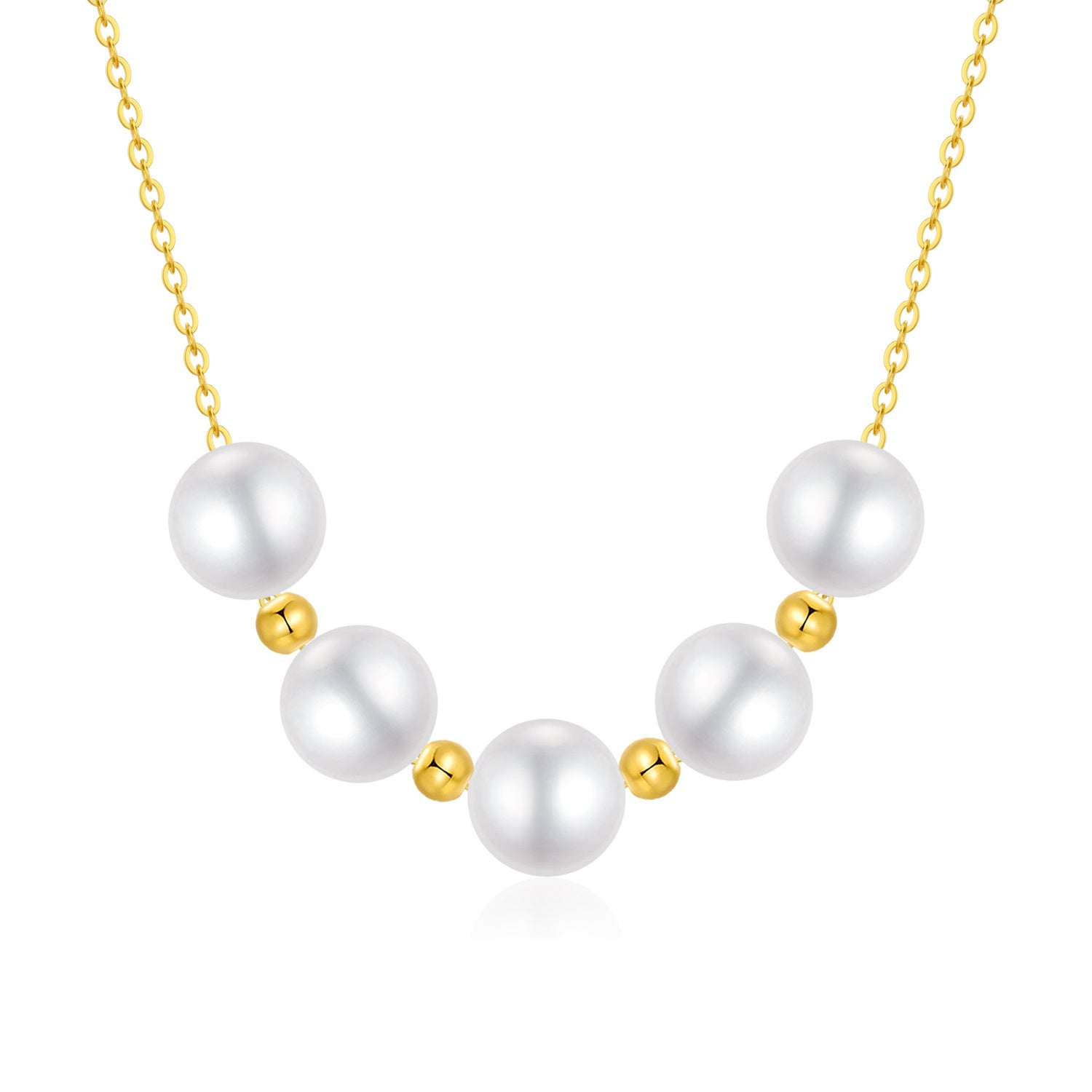 14K Gold Pearl Pendant Necklace