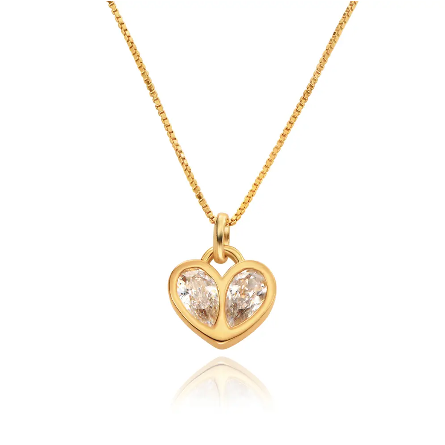 Gold Vermeil Personalized Birthstone & Grandmother & Mother & Sisters & Heart Pendant Necklace