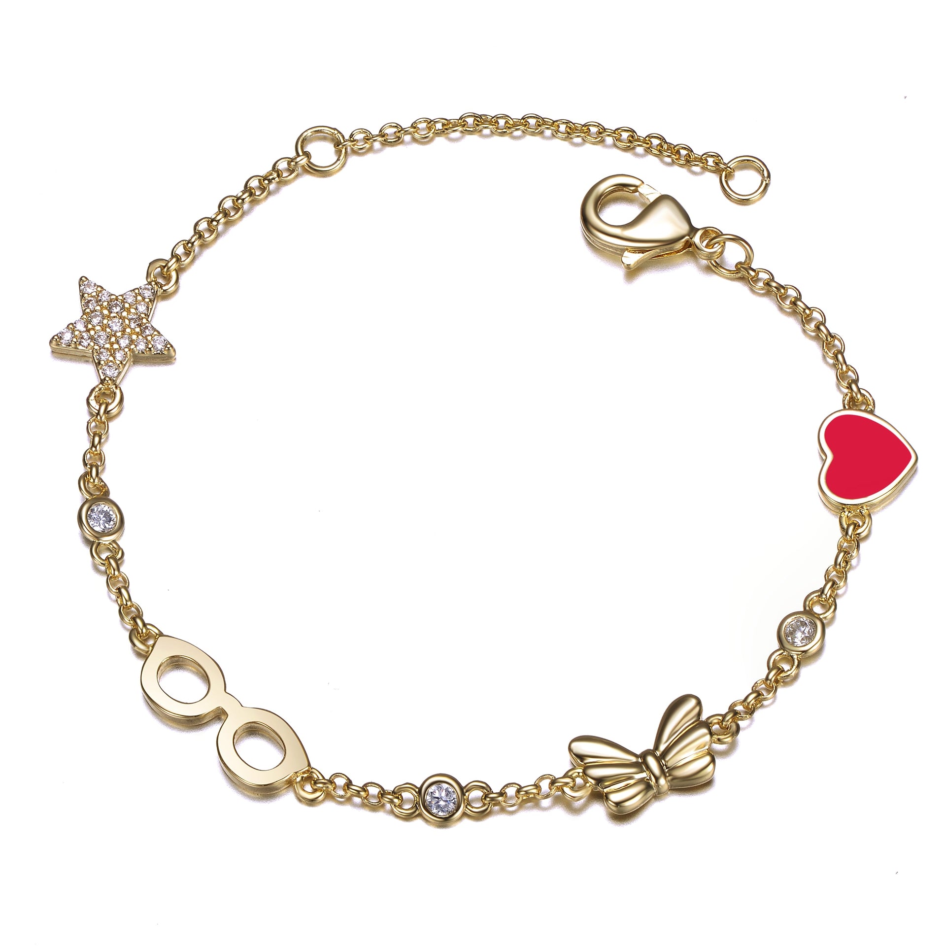 Rachel Glauber Gold Plated Bracelet For Kids-Young Adults