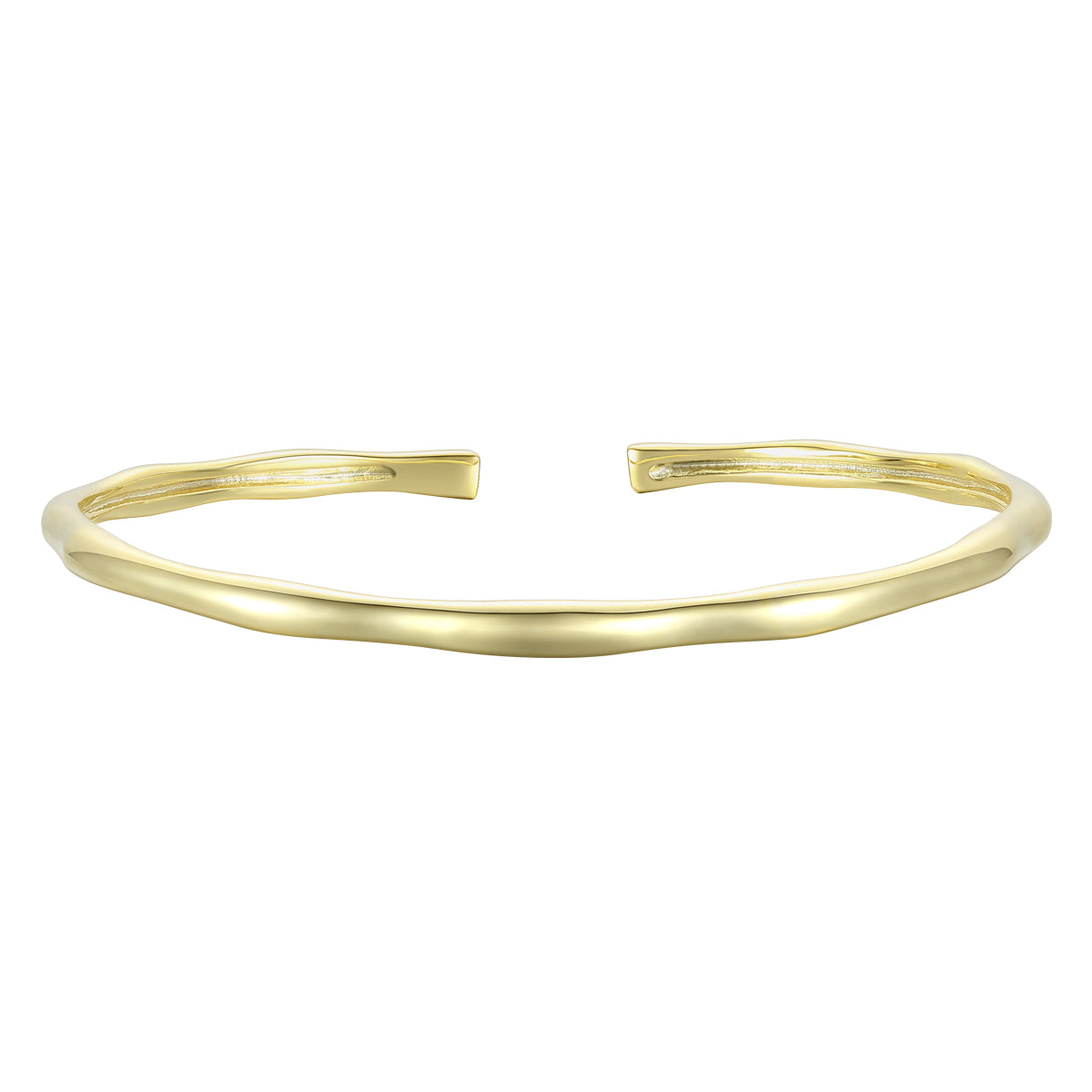 Rachel Glauber Gold Plated Cuff Bracelet
