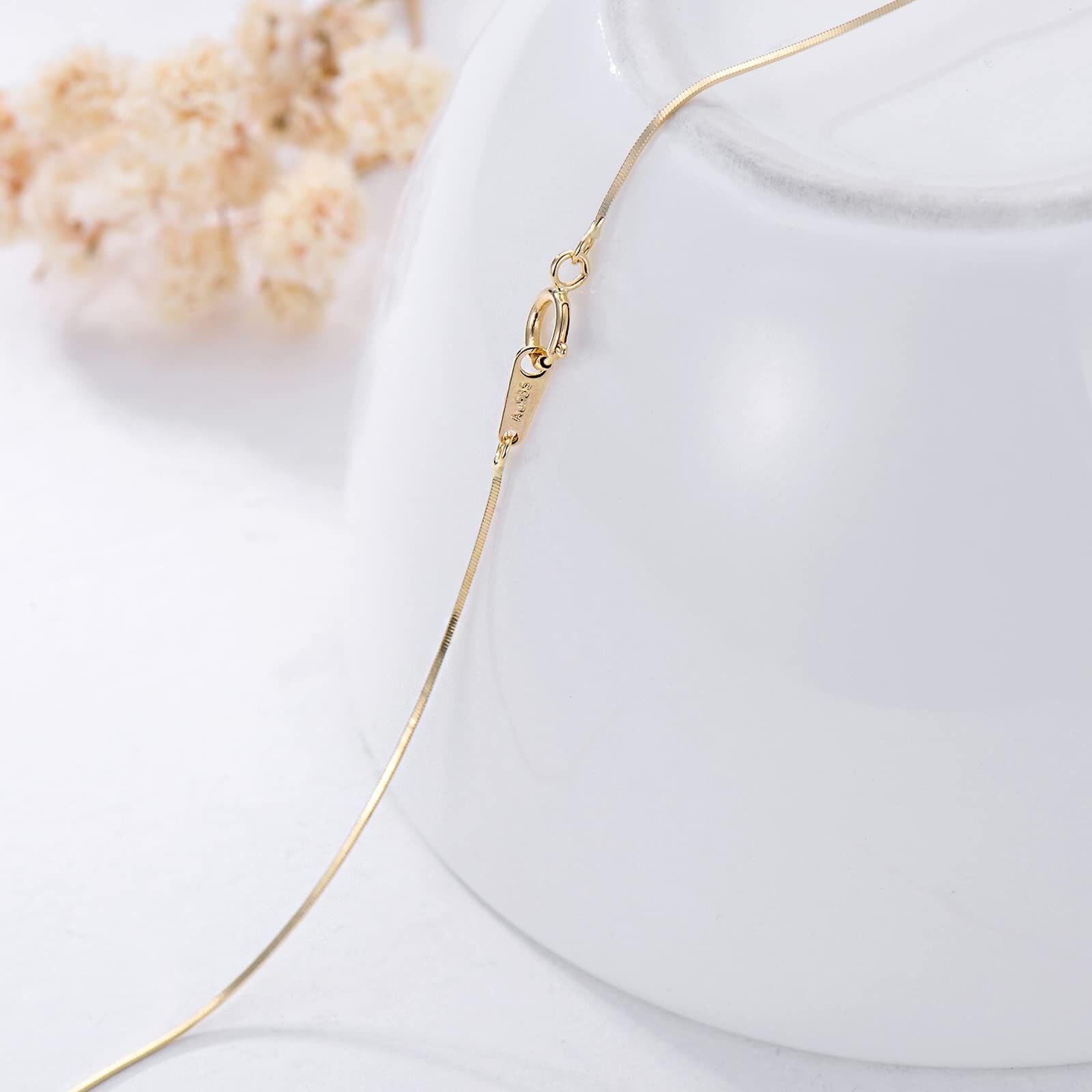 14K Gold Snake Chain Necklace