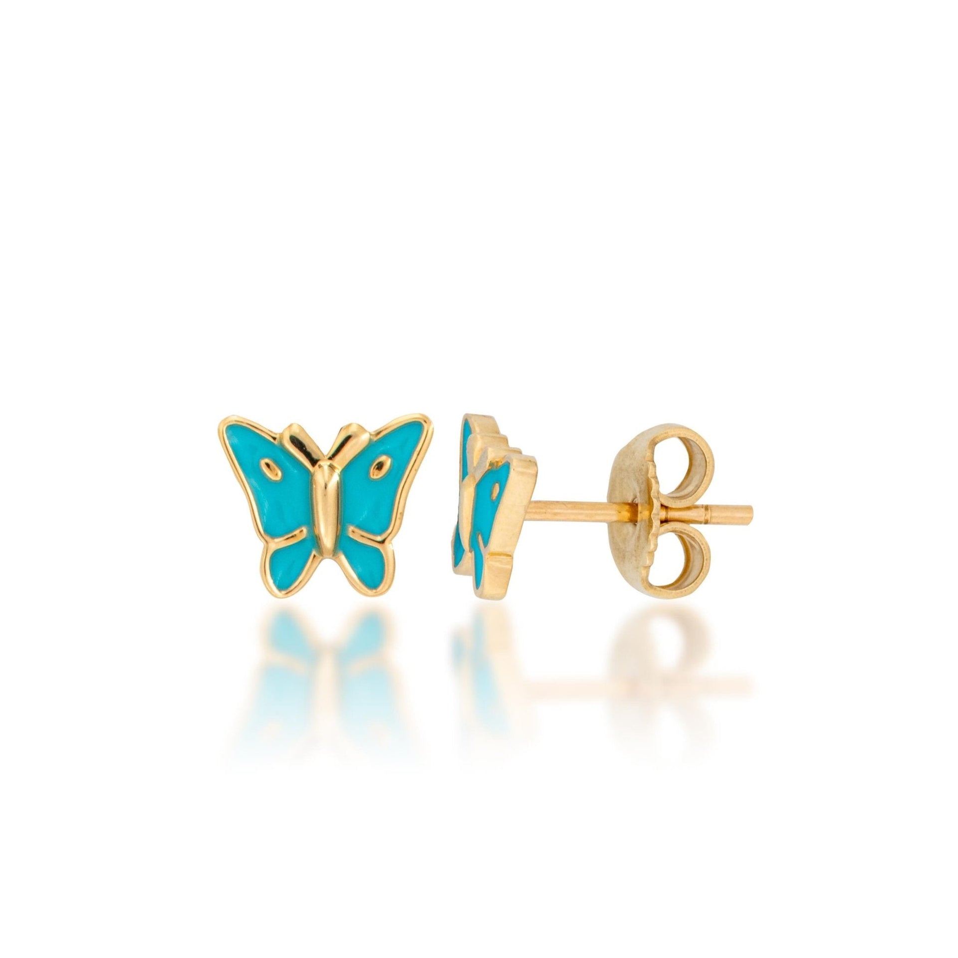 Turquoise Butterfly Earrings