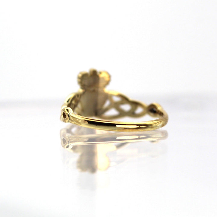 14k Yellow Claddagh Ring -  - Aureus Boutique