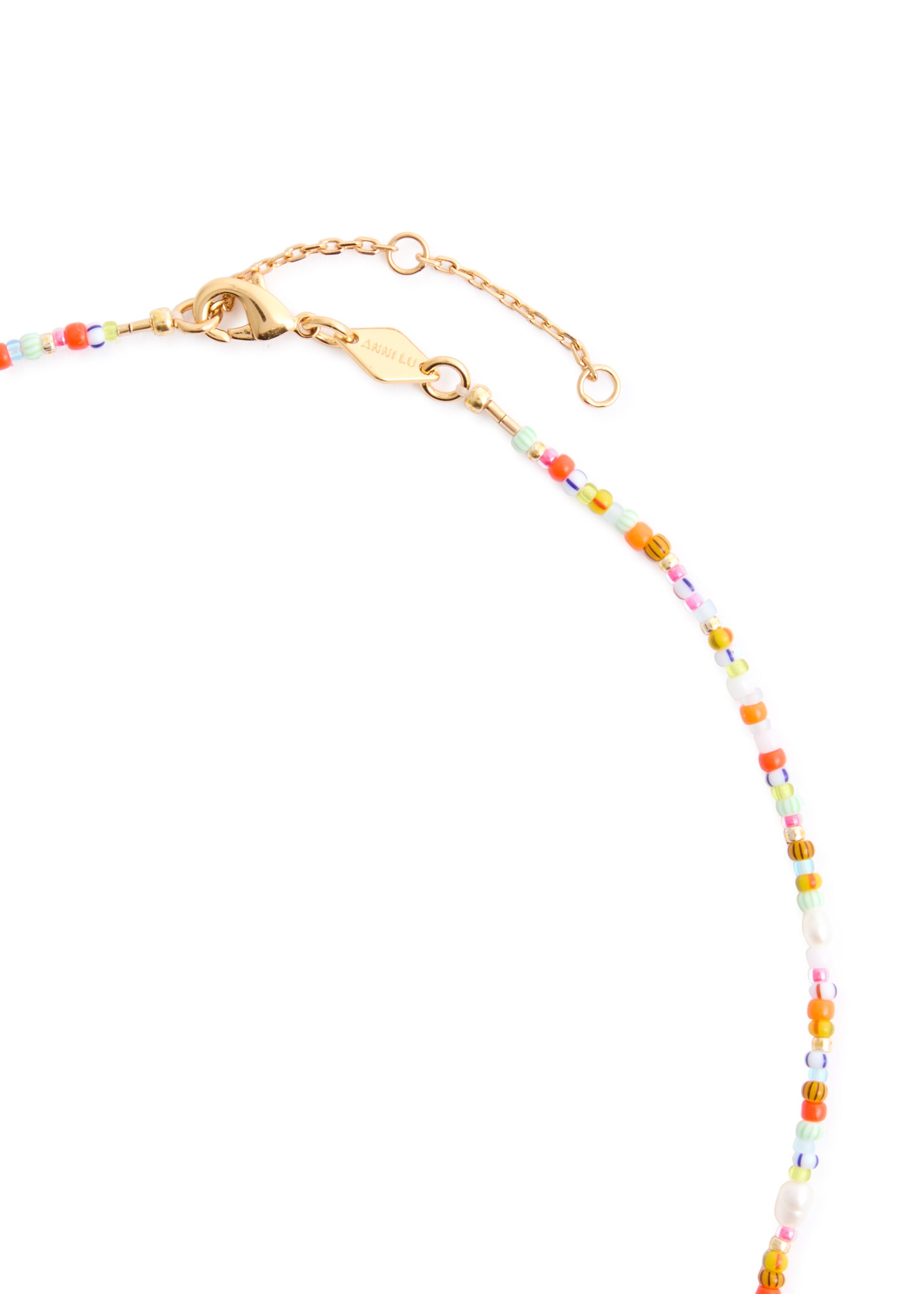 Piccolo 18kt gold-plated beaded necklace